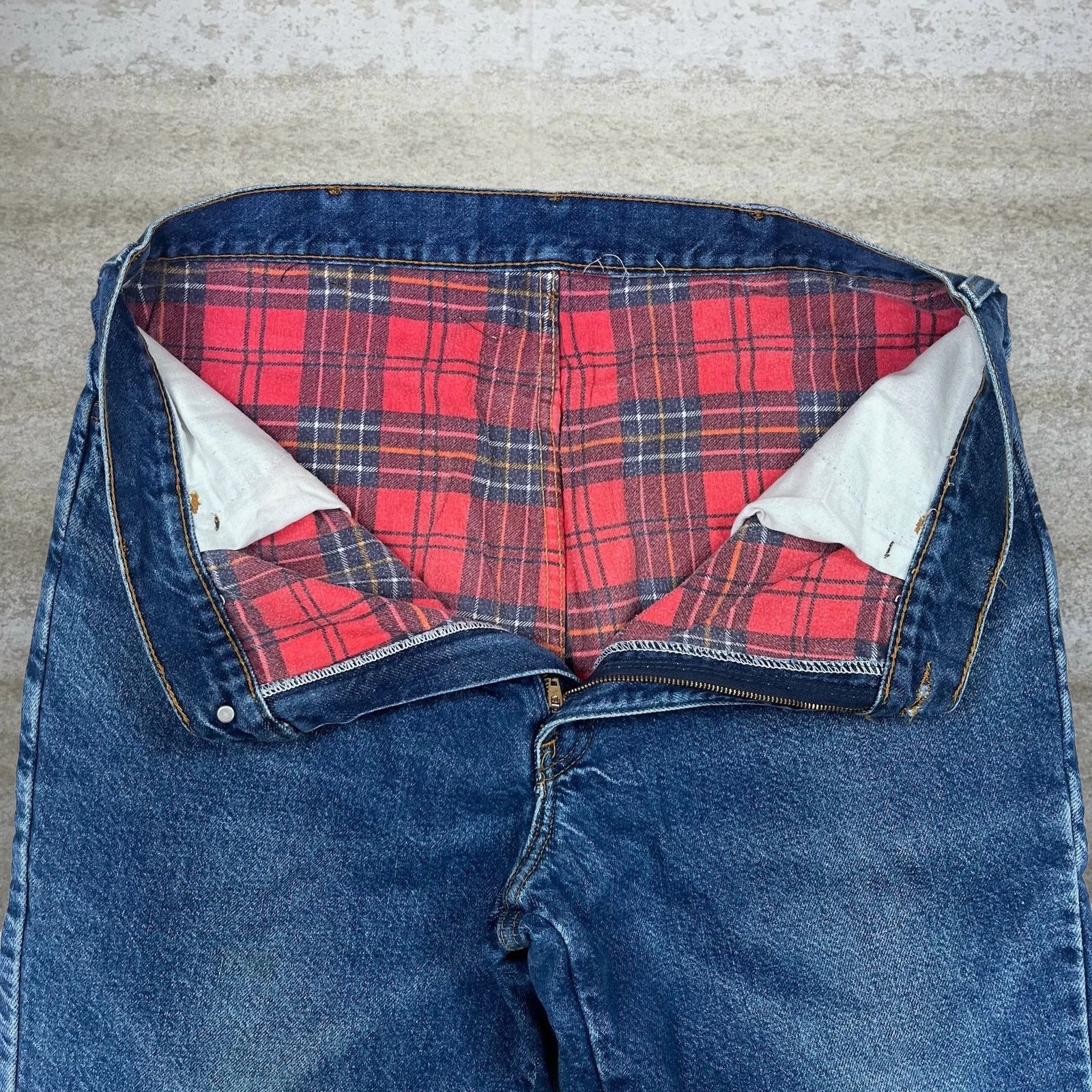 Dickies Vintage 90s Dickies Jeans 34x30 Relaxed Medium Wash Denim Size US 34 / EU 50 - 4 Thumbnail
