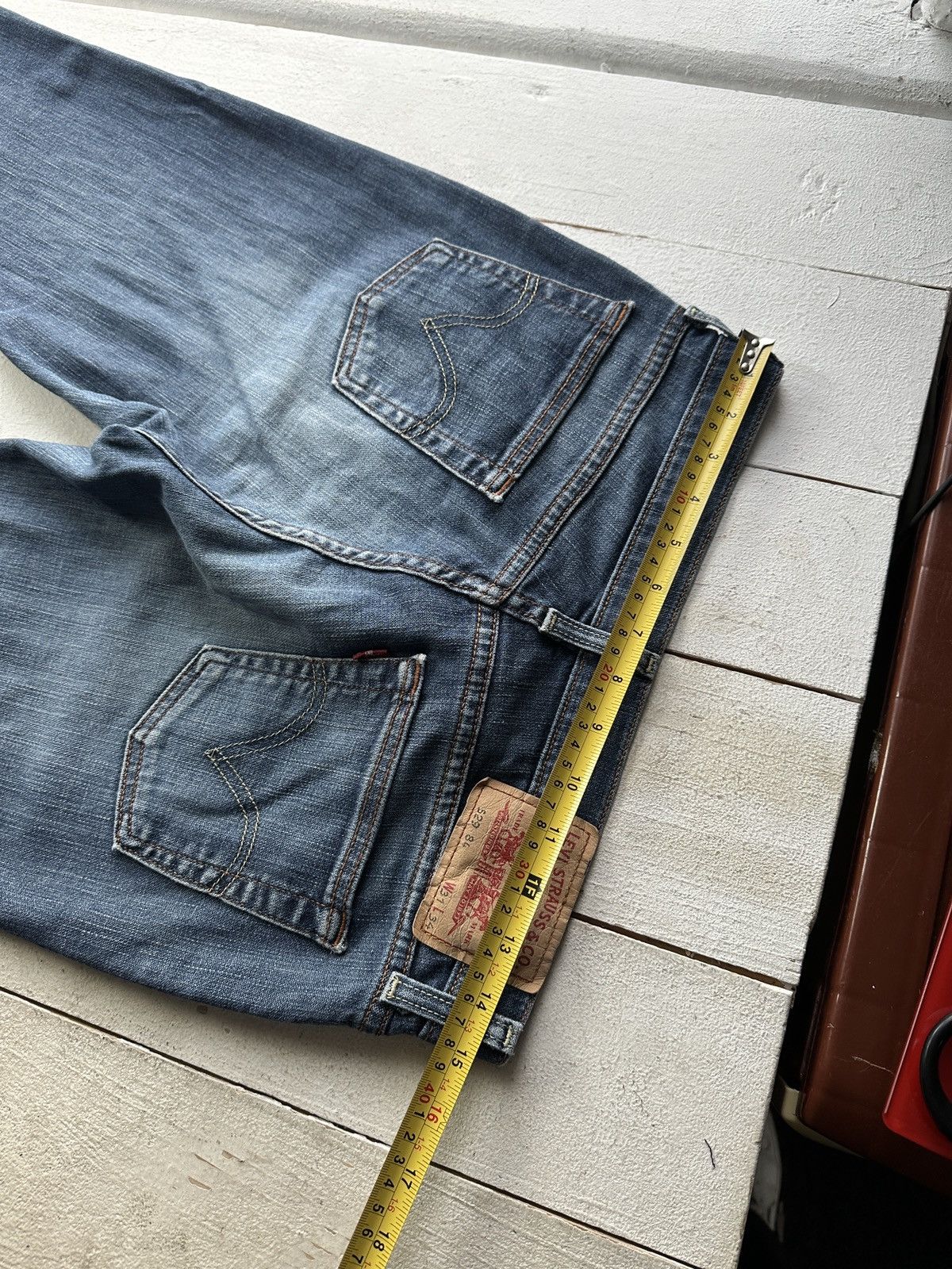 Levi's BOOTCUT🚨Vintage 90s Levis Jeans 528 84 Light Wash Denim Size 29" - 12 Thumbnail