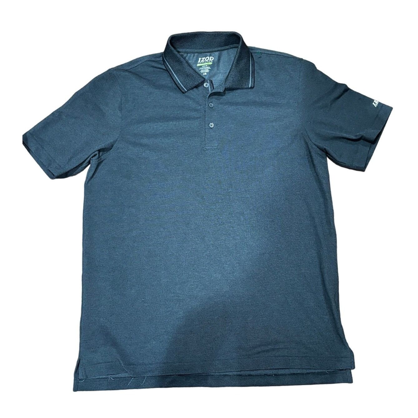 Izod IZOD Men's Gray Cool FX PerformX XGolf Polo Sz L Size US L / EU 52-54 / 3 - 1 Thumbnail