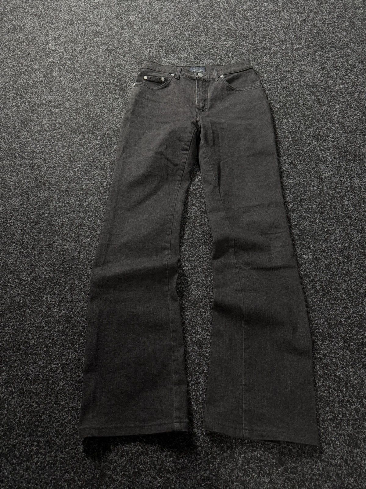 Designer × Trussardi × Vintage Vintage Archive Flared Trussardi Jeans pants womens Size 27" / US 4 / IT 40 - 2 Thumbnail