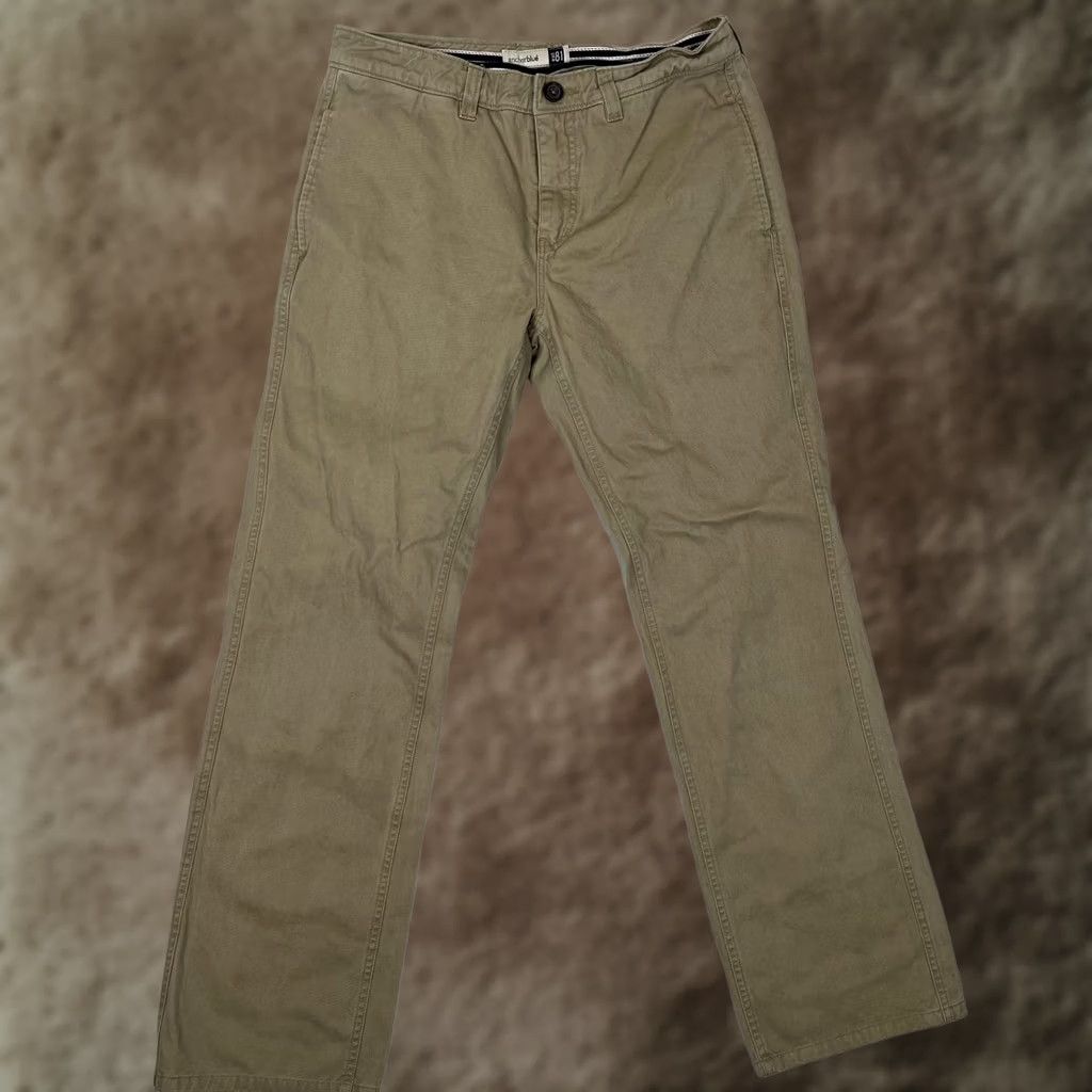 Anchor Blue VINTAGE Anchor Blue Pants Mens 34x34 Beige Chino Straight Leg Casual Twill 34 Inseam, Cotton, Flat Front, Pockets, Zip, Regular Fit Mens Size US 34 / EU 50 - 1 Thumbnail