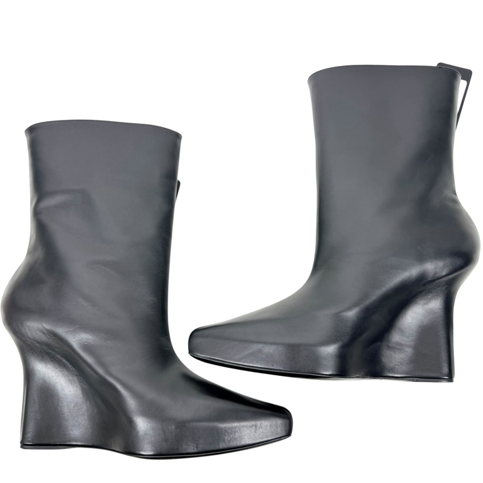 Givenchy New Givenchy Shark Lock Wedge Platform Ankle Boots Black Size US 11 / IT 41 - 6 Thumbnail