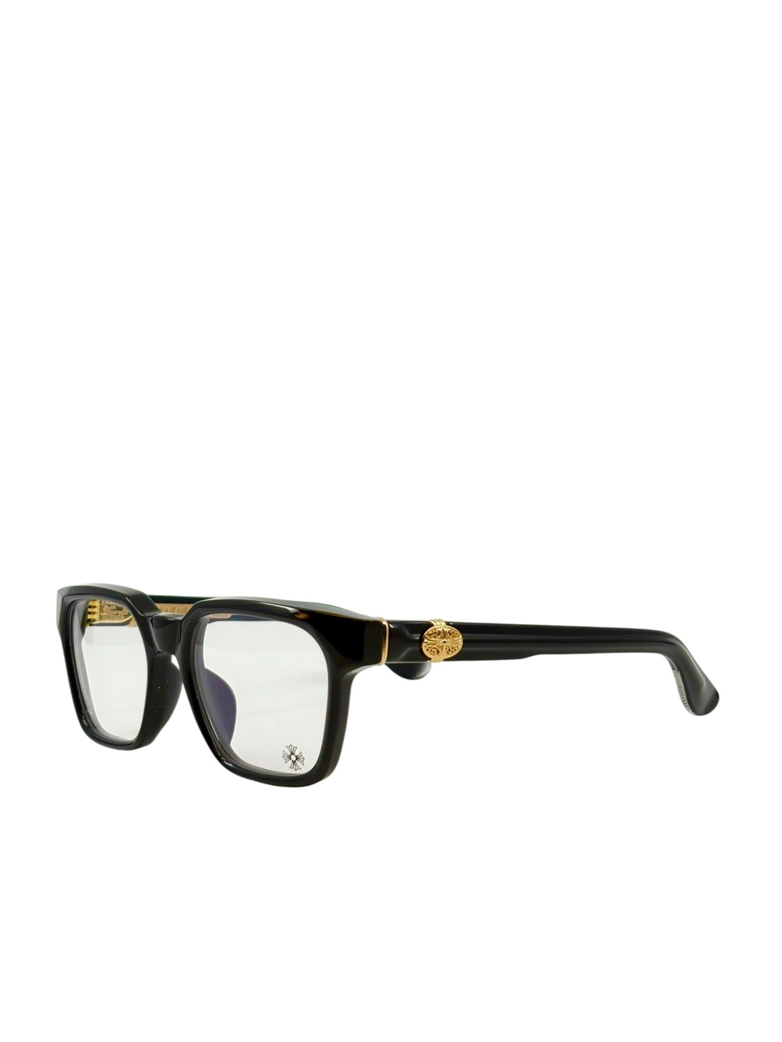 Chrome Hearts Celibussy Glasses Gold & Black Size ONE SIZE - 1 Thumbnail