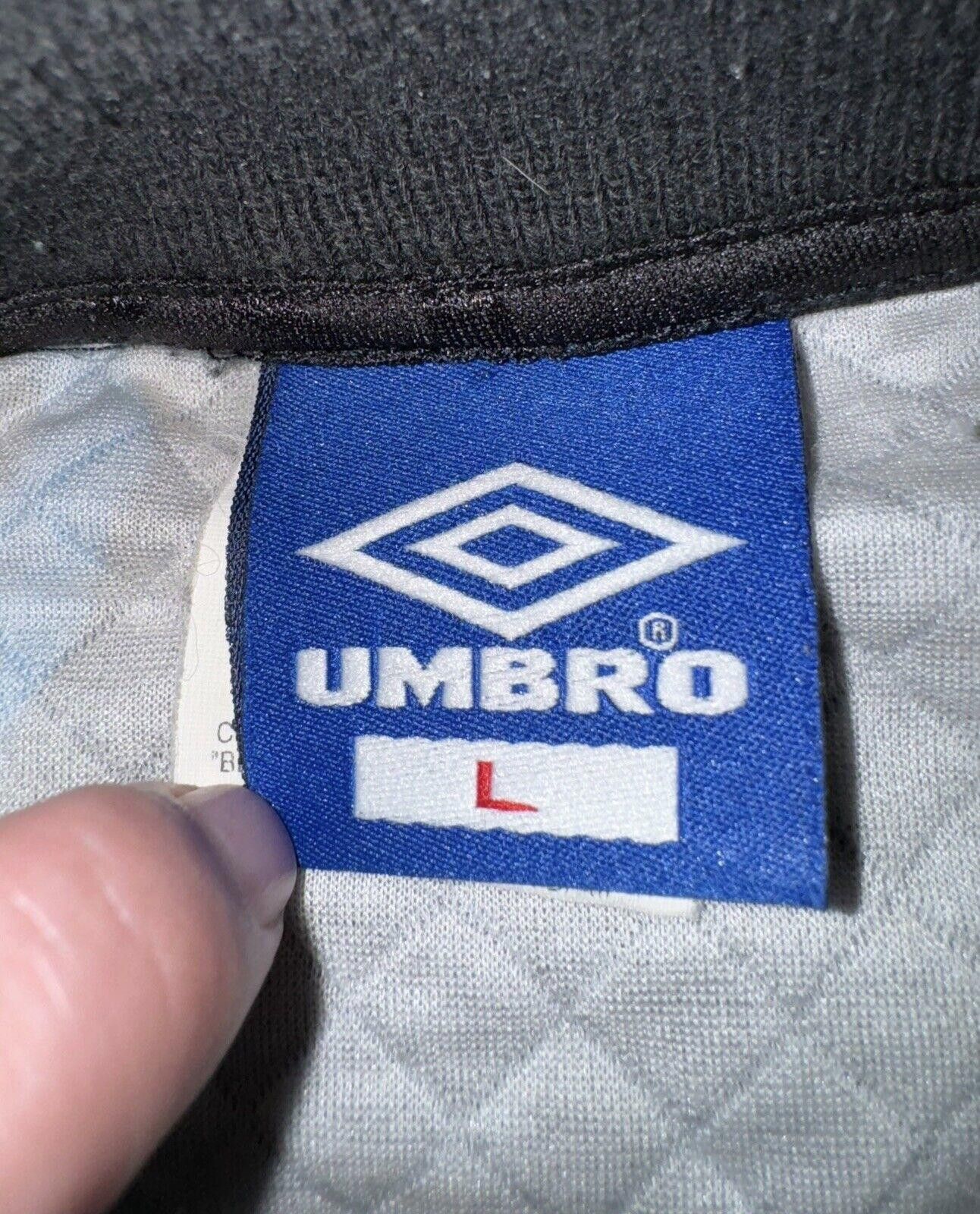 Umbro Vintage Umbro 90s Goalkeeper Kit Black #1 Blue Jersey L Size ONE SIZE - 8 Thumbnail
