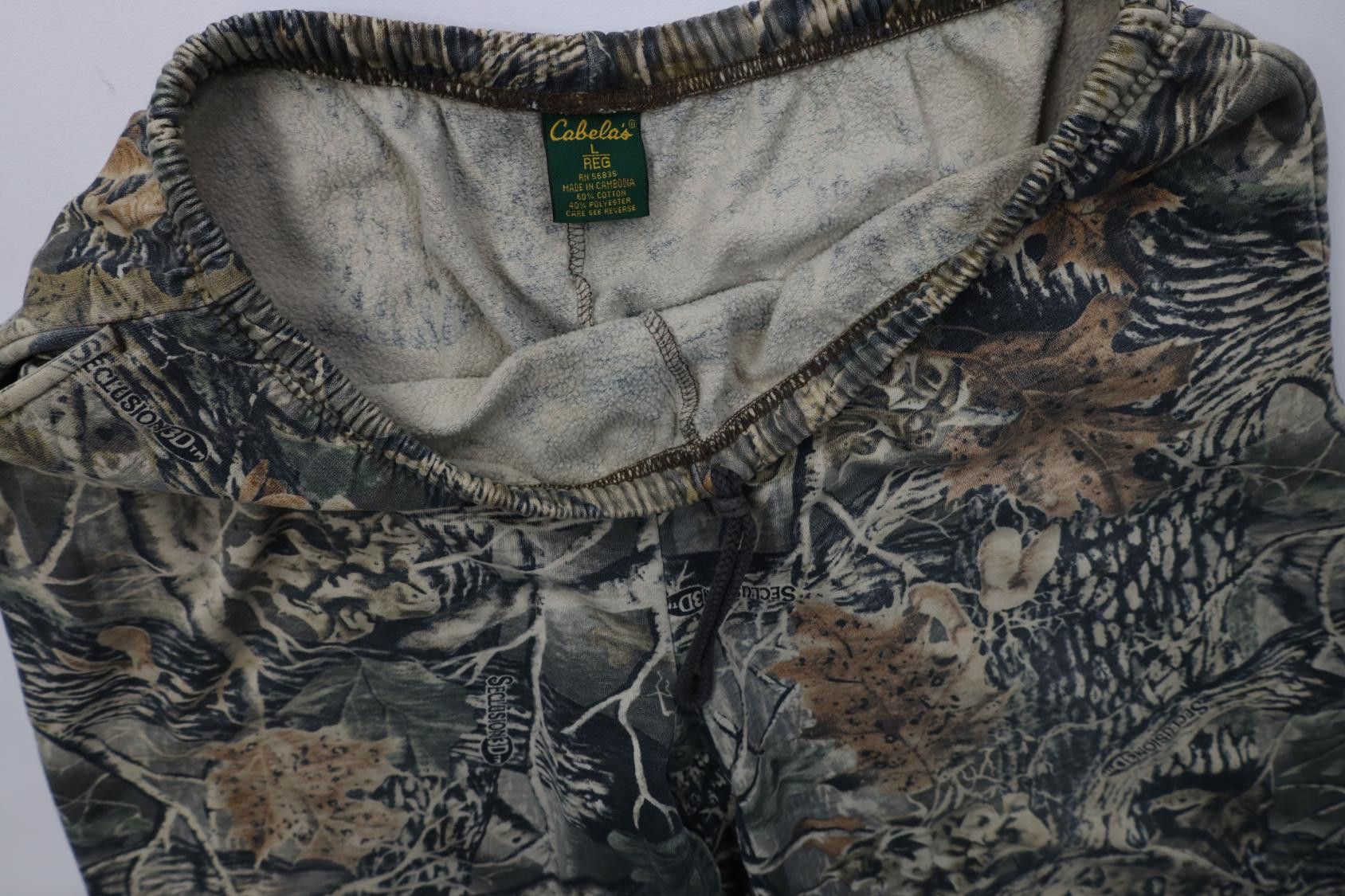 Cabelas Vintage 90s Y2K Cabelas Camouflage Sweatpants Joggers Pants Size US 36 / EU 52 - 9 Thumbnail
