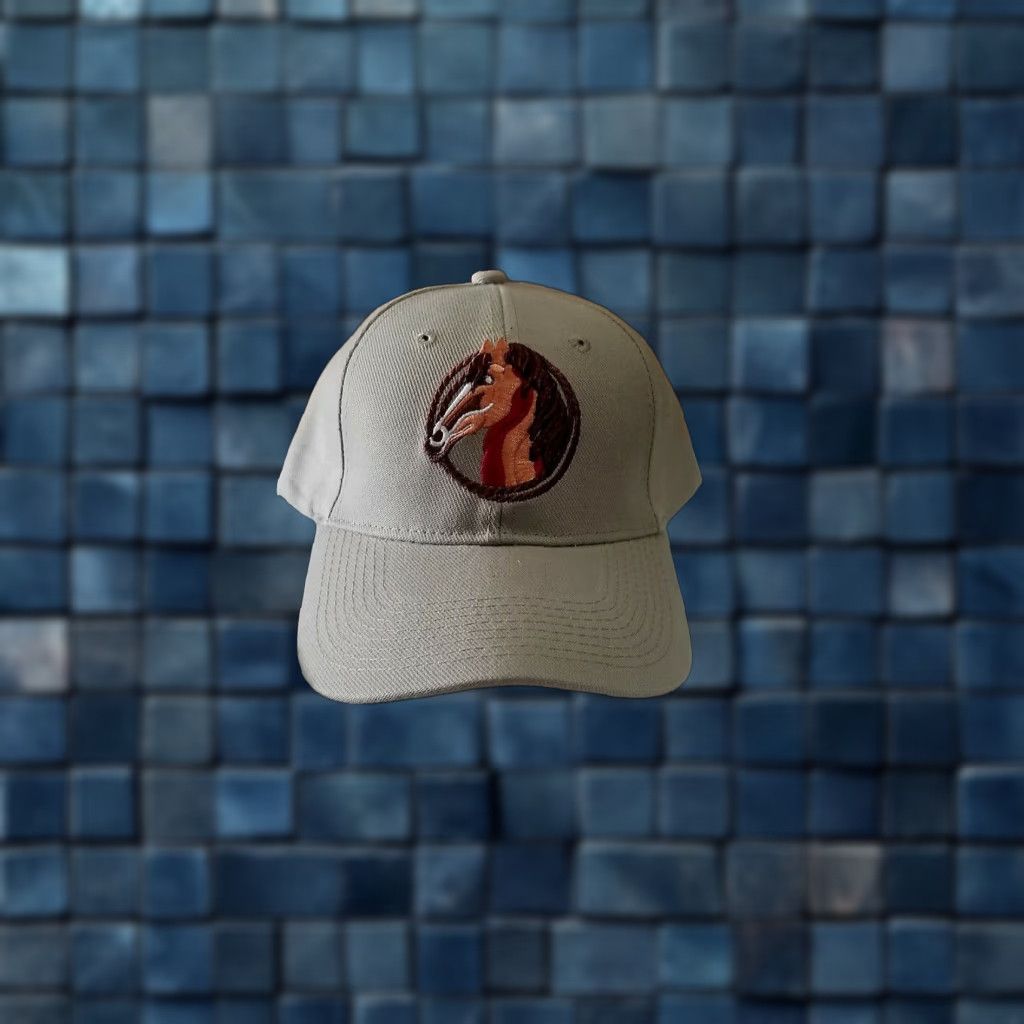 Vintage CALI Baseball Cap Men Adjustable Horse Rope Rodeo Cowboy Outdoor Beige Size ONE SIZE - 1 Thumbnail