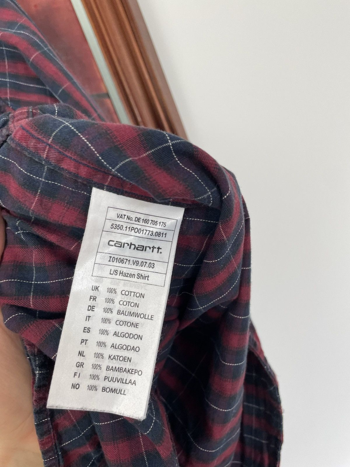 Carhartt Carhartt Workwear Button Up Shirt Checkered Tartan Hype Y2k Size US S / EU 44-46 / 1 - 4 Thumbnail