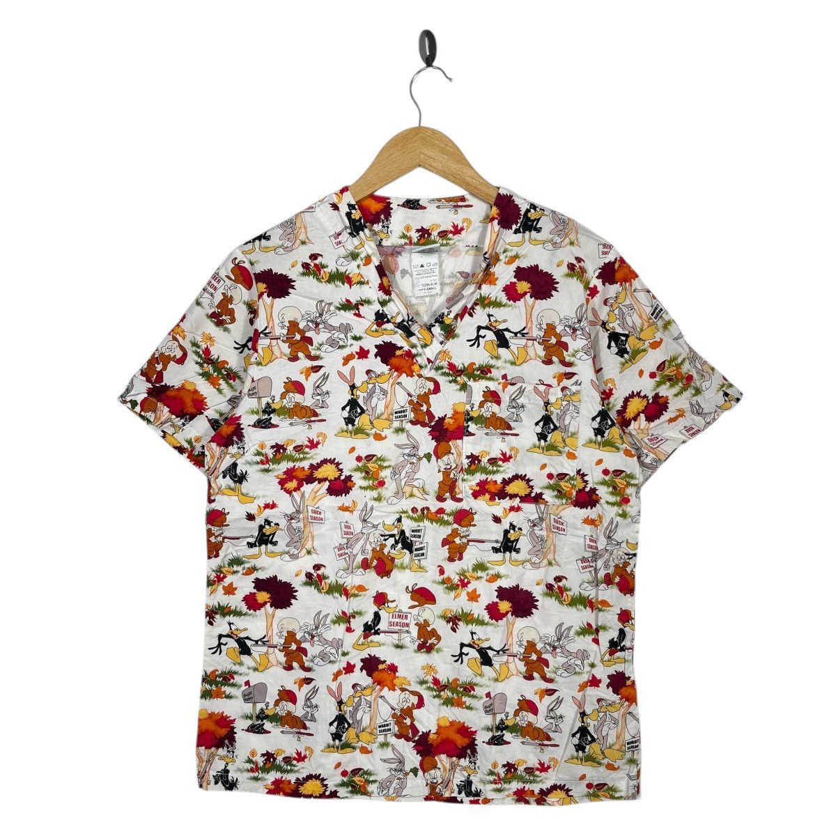 Vintage Vintage Looney Tunes All Over Print Button Up Shirt Size US XS / EU 42 / 0 - 1 Thumbnail