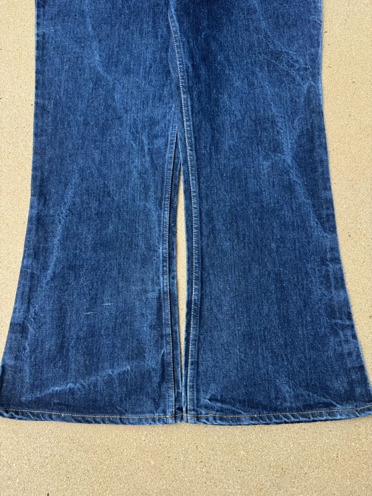 Vintage Vtg 70’s Levi’s 646 Orange Tab Bellbottom Flare Jeans 41x29 Size US 41 - 3 Thumbnail