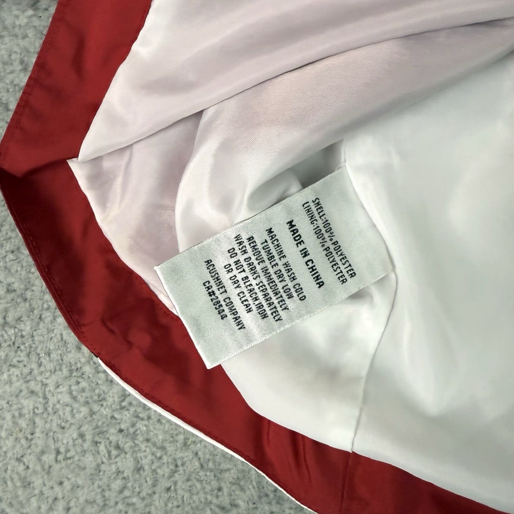 Footjoy VINTAGE FJ FootJoy Jacket Womens Medium Red White Windbreaker Full Zip Casual Golf Coat Size M / US 6-8 / IT 42-44 - 6 Thumbnail