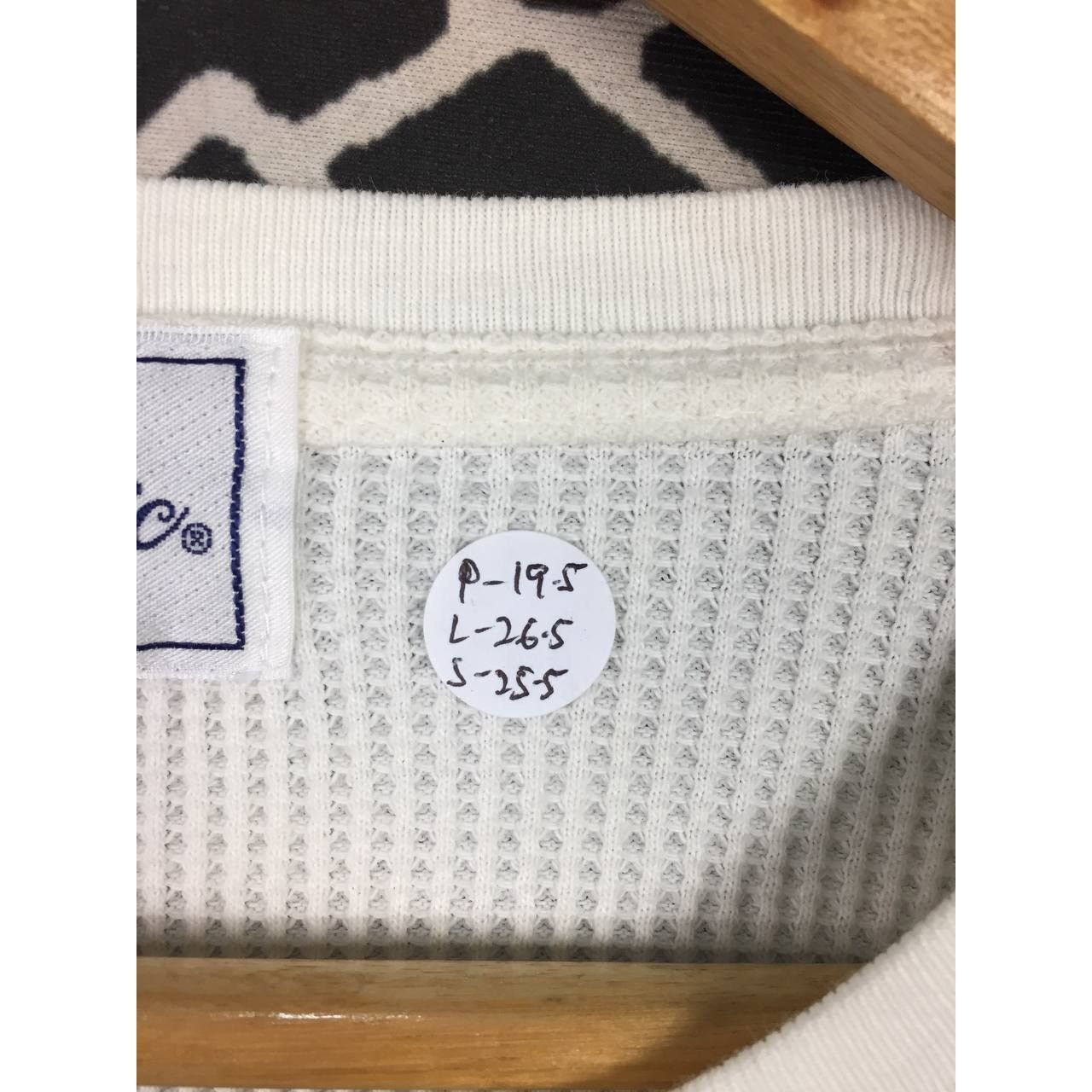 Japanese Brand × Vintage Acoustic Feather Graphic Waffle Knit Longsleeve Tee Size US M / EU 48-50 / 2 - 13 Thumbnail