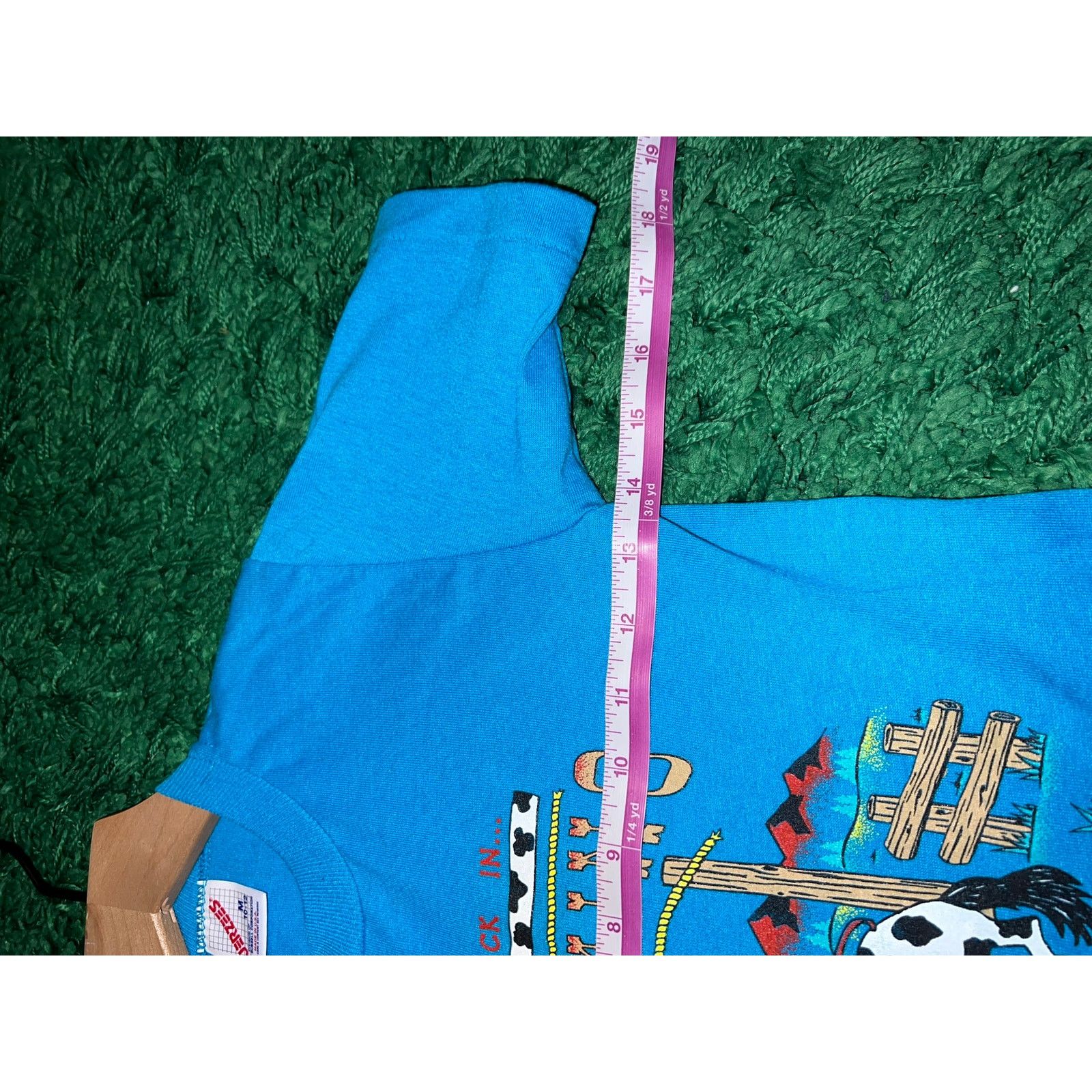 Jerzees 90s Youth Bear Back In Wyoming Jackson Hole Shirt M 10-12 Size US M / EU 48-50 / 2 - 9 Thumbnail