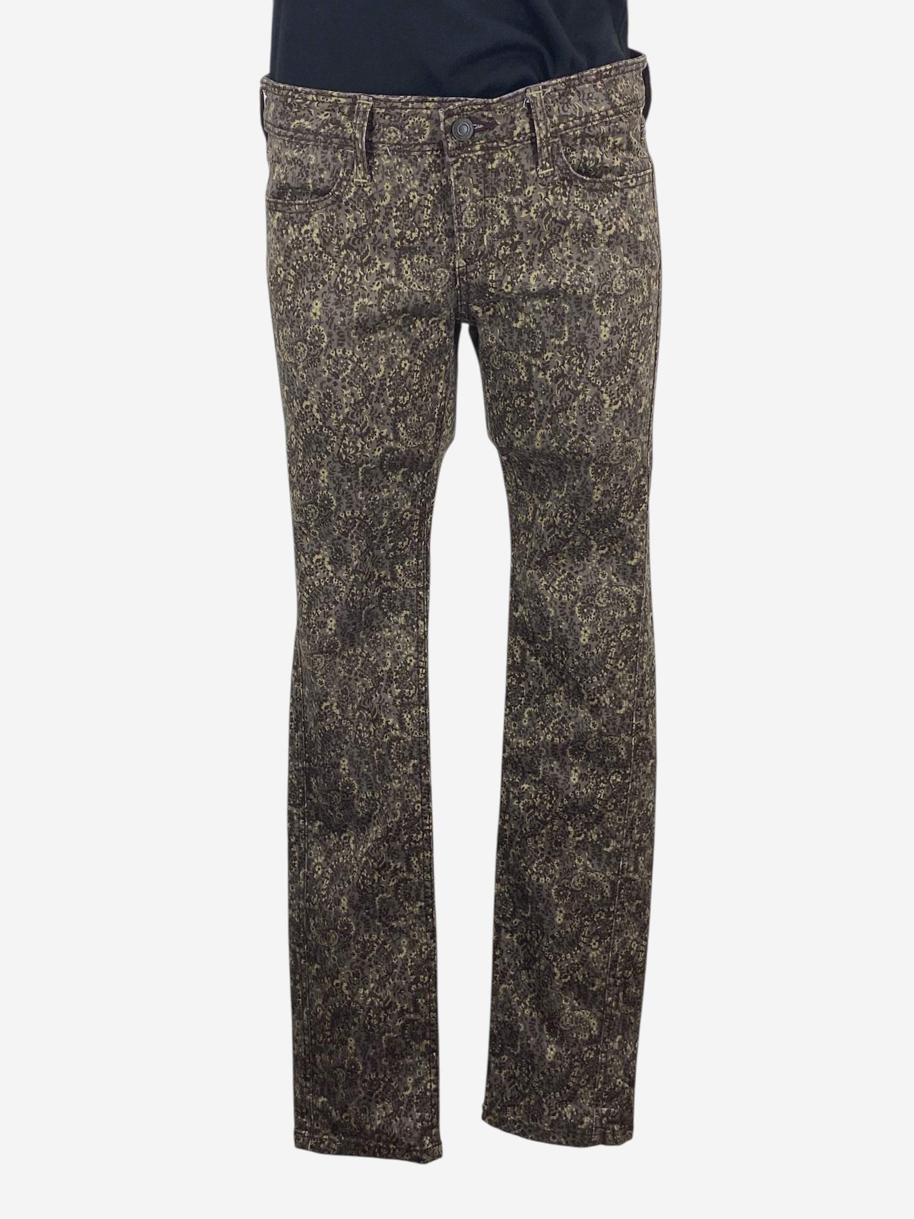 Japanese Brand Betty Smith Skinny Camo Pants Buckle Back Pants Size 26" / US 2 / IT 38 - 2 Thumbnail