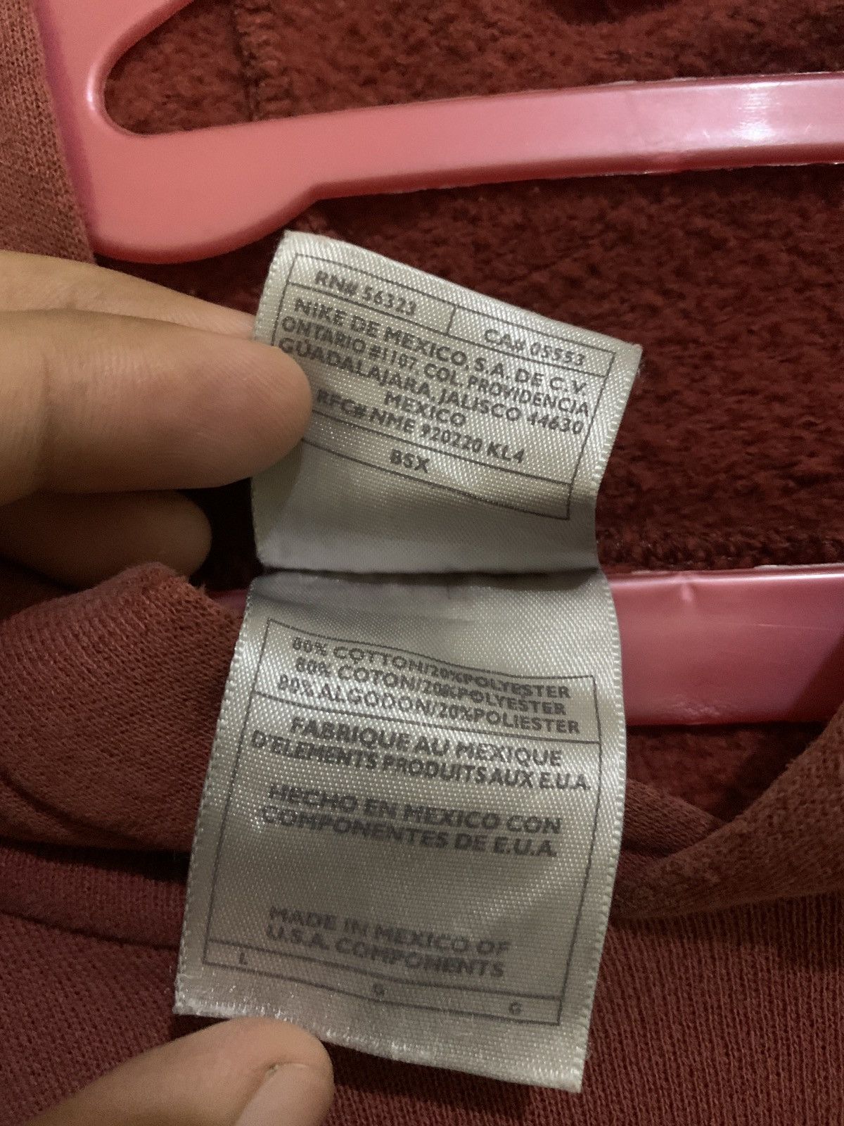 Nike Y2K Nike Hoodie Small Center Swoosh Size US L / EU 52-54 / 3 - 3 Thumbnail