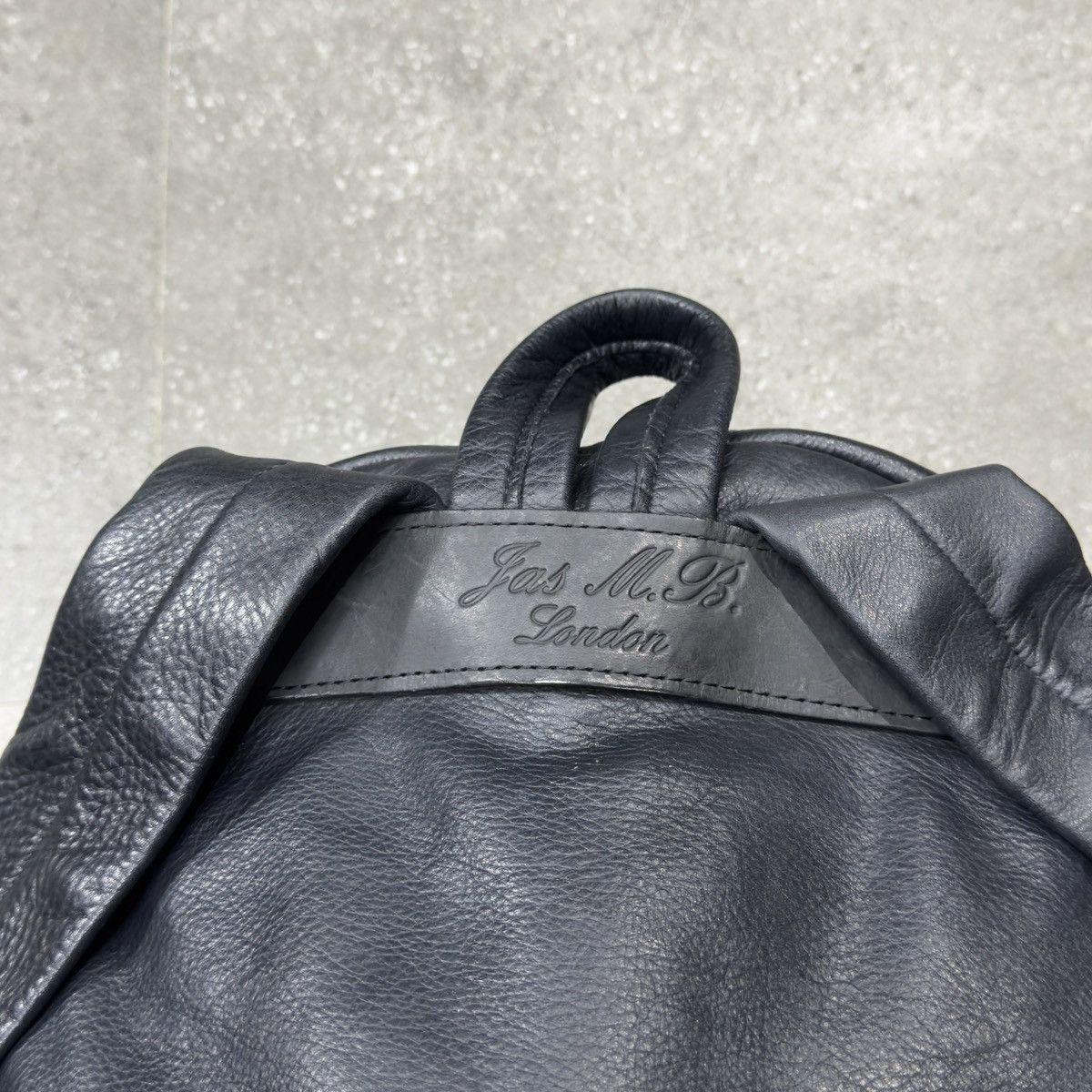 Designer × Jas MB × Leather Rare Vintage Jas Mb London England Full Leather Back Pack Size ONE SIZE - 6 Thumbnail