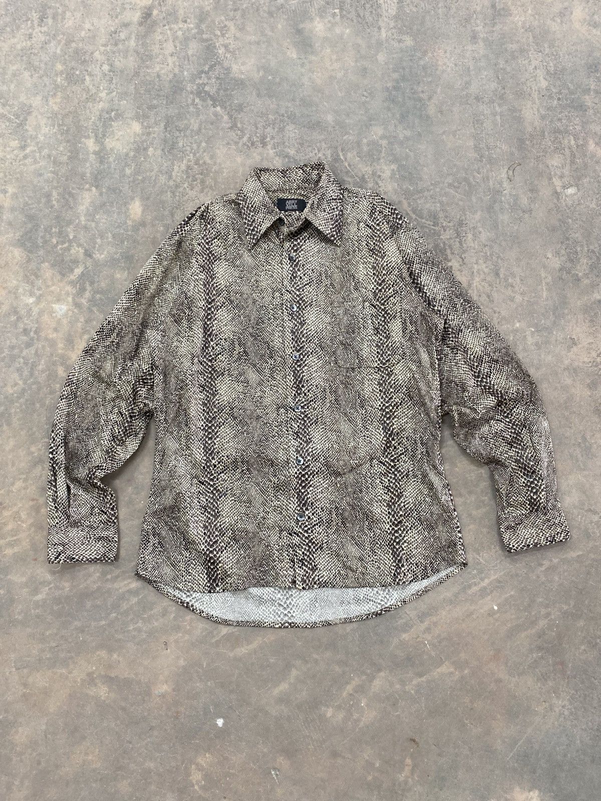 Japanese Brand ABBY VILL PRESS SNAKE SKIN LS SHIRT DESIGNER JAPAN Size US S / EU 44-46 / 1 - 3 Thumbnail
