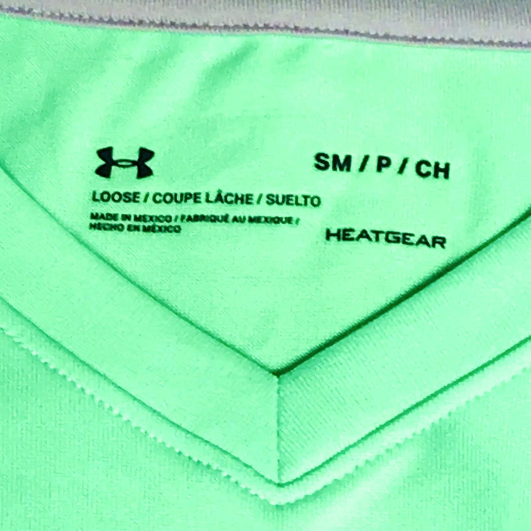 Under Armour Under Armour Men Lime Green Performance Loose Fit V-Neck Short Sleeve T-Shirt S Size US S / EU 44-46 / 1 - 2 Thumbnail