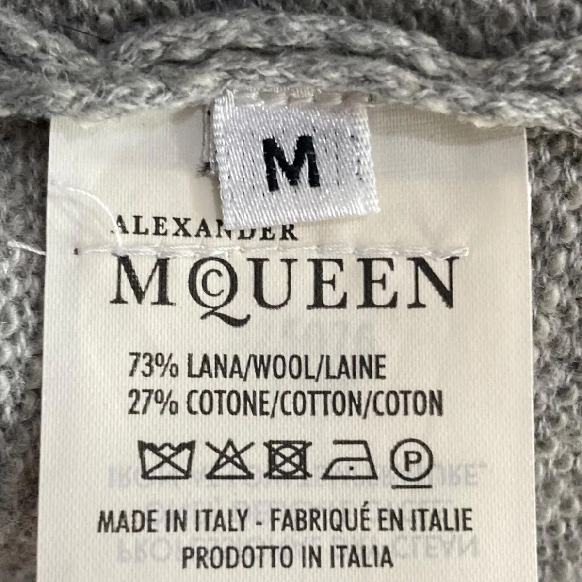 Alexander McQueen Wool Knit Skull Raglan Sweater Size US M / EU 48-50 / 2 - 7 Thumbnail