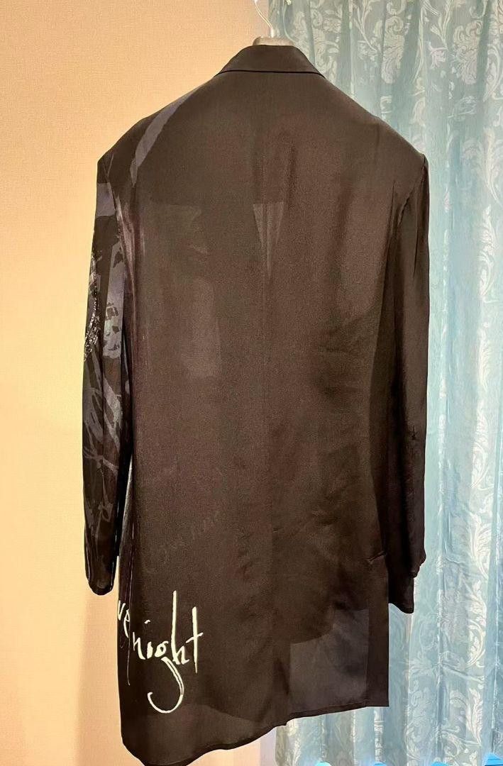 Yohji Yamamoto POUR HOMME 25ss LOOK2 silk jacket HP-J74-804 Size US M / EU 48-50 / 2 - 3 Thumbnail