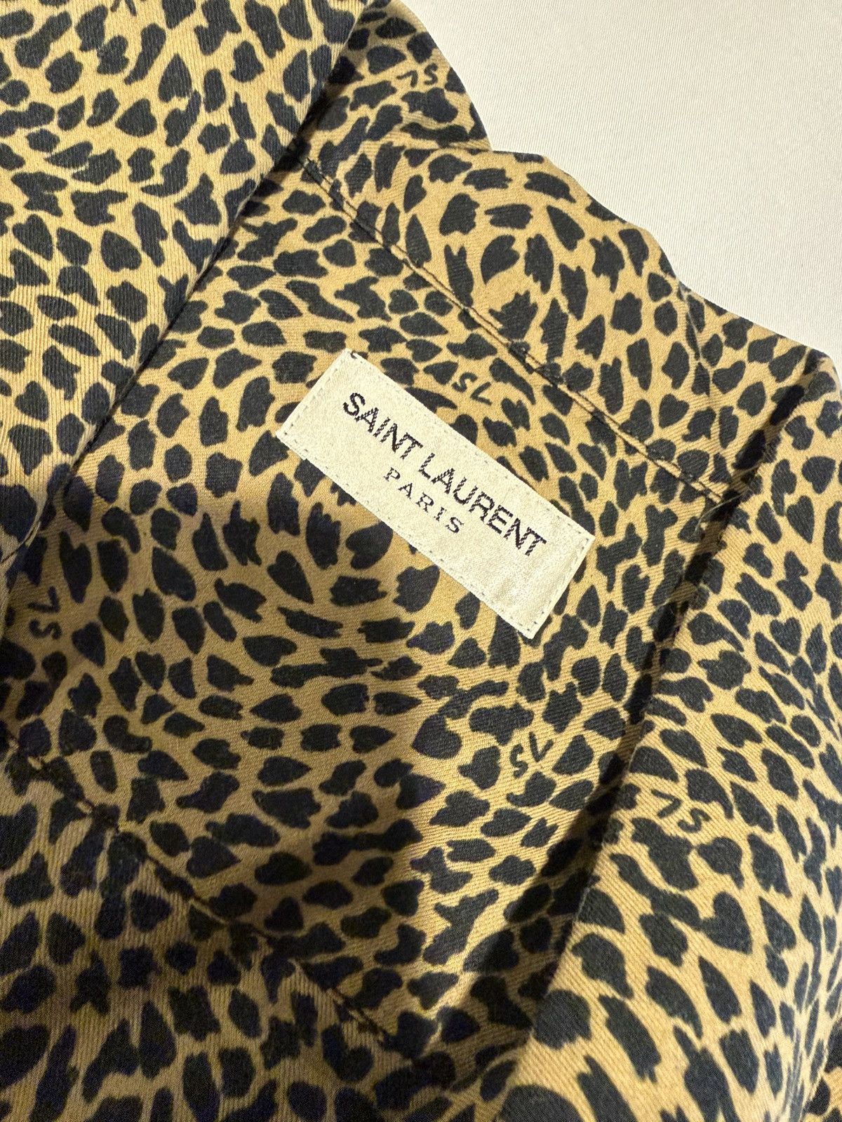 Saint Laurent Paris Saint Laurent men leopard print shirt.L. $890 Size US L / EU 52-54 / 3 - 4 Thumbnail