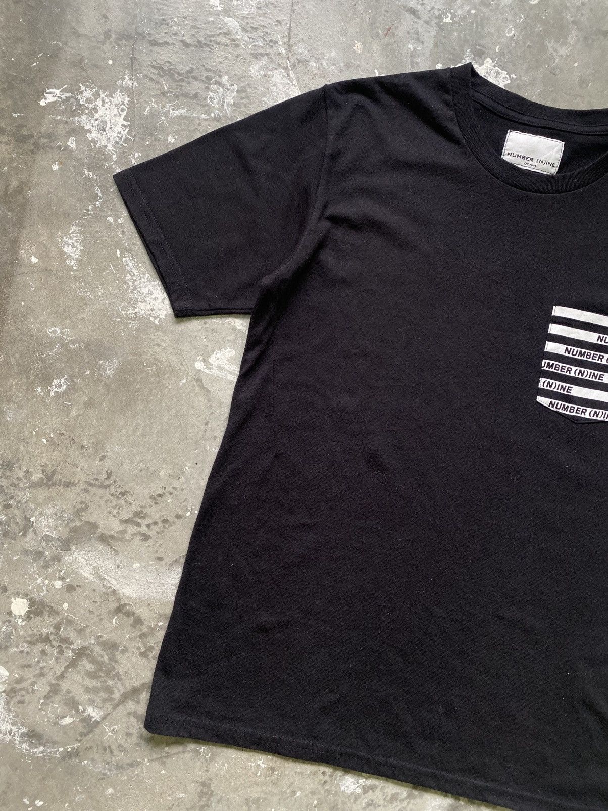 Number (N)ine Number Nine Denim Pocket Tee Shirt Size US M / EU 48-50 / 2 - 3 Thumbnail