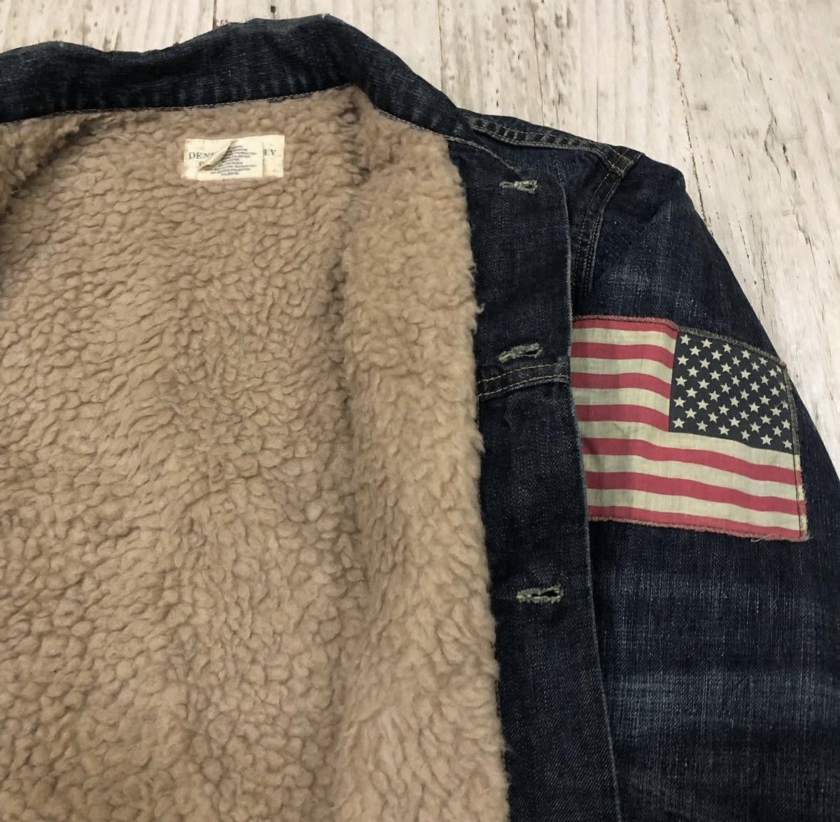 Ralph Lauren Y2K Ralph Lauren Sherpa Denim Jacket Size US XL / EU 56 / 4 - 6 Thumbnail