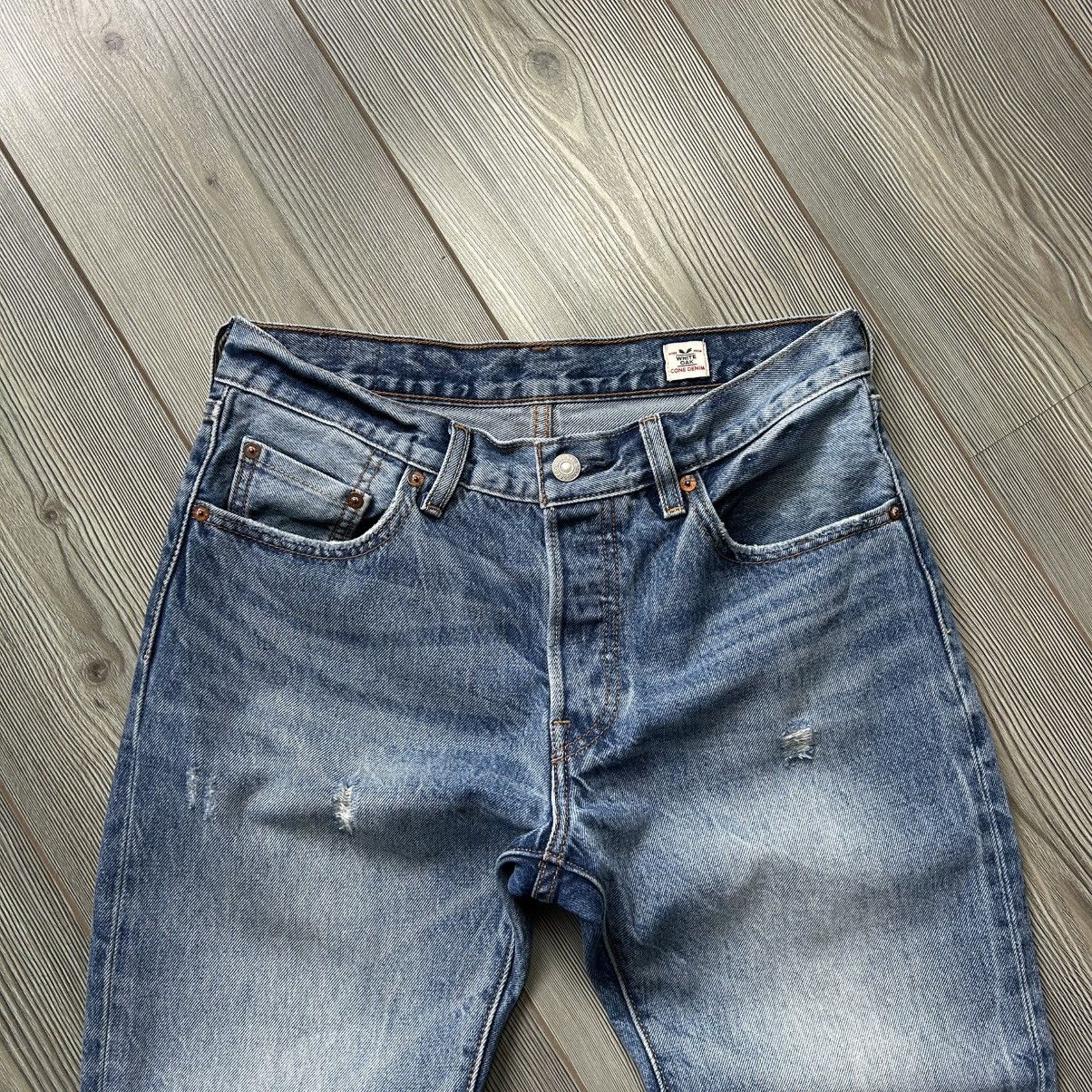 Levi's Levi’s 501 Selvedge Distressed Denim Jeans Size 27" / US 4 / IT 40 - 6 Thumbnail