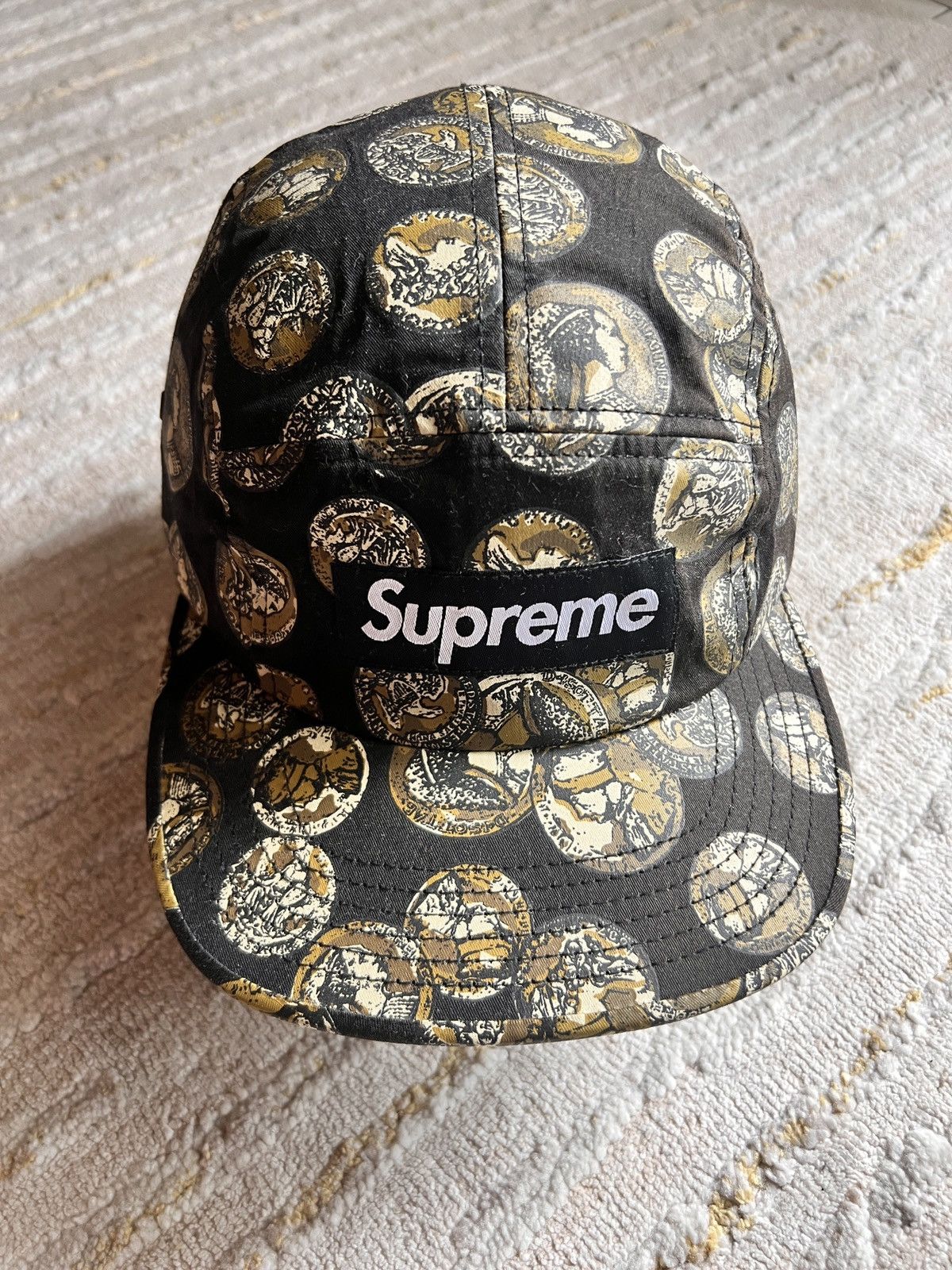 Supreme Supreme Medallion Black 5 Panel Hat Size ONE SIZE - 2 Thumbnail