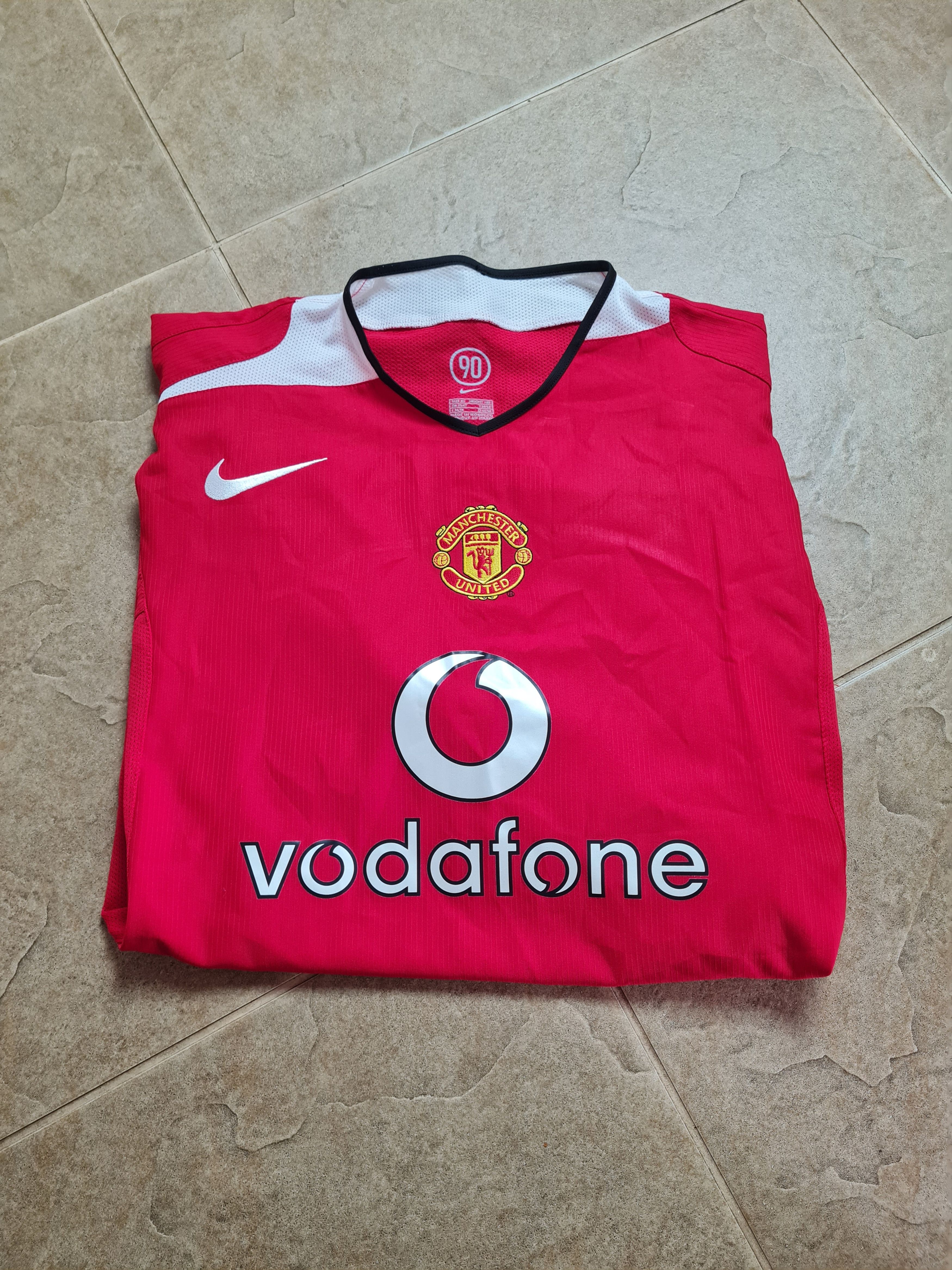 Nike Manchester United Home 2004 - 2006 Nike XL Shirt #20 Clark Size US XL / EU 56 / 4 - 21 Thumbnail