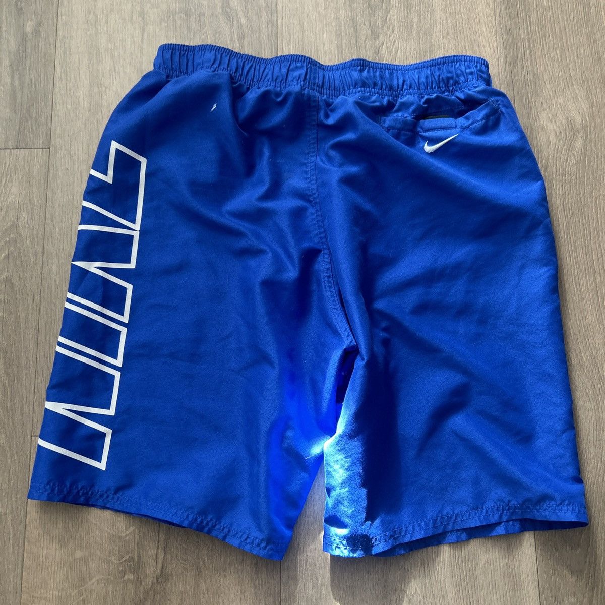 Nike Nike mens blue swim trunks size M Size US 30 / EU 46 - 2 Thumbnail