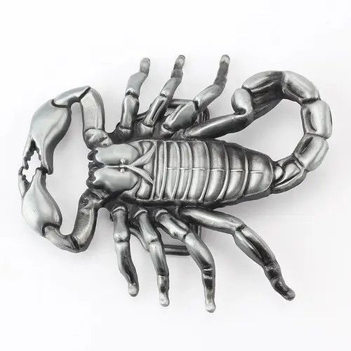 High Sport Belts Silver Scorpion belt buckle (no belt ) Size ONE SIZE - 1 Thumbnail