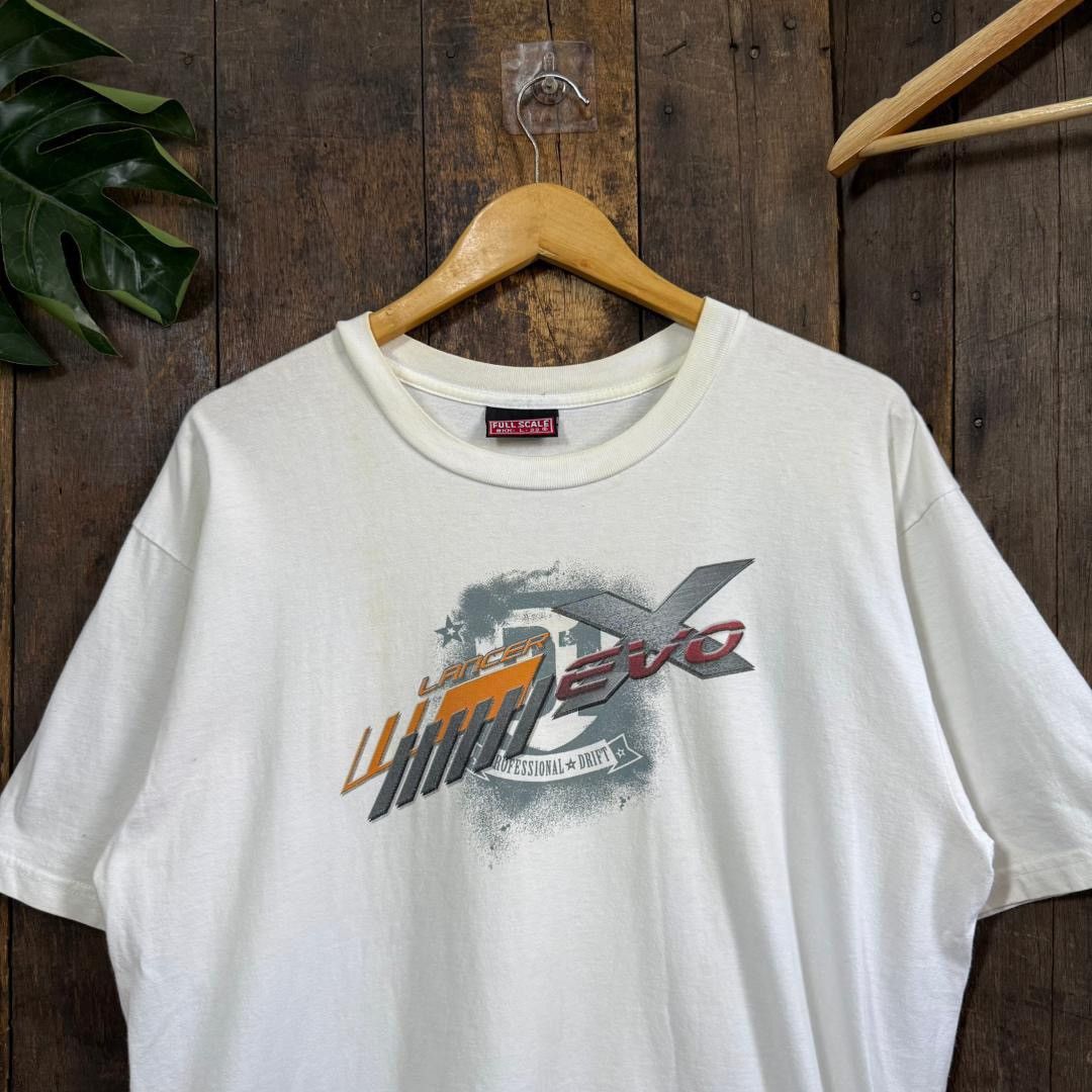 Vintage Vintage Fullscale Mitsubishi Lancer Evo X Tshirt Size US L / EU 52-54 / 3 - 4 Thumbnail