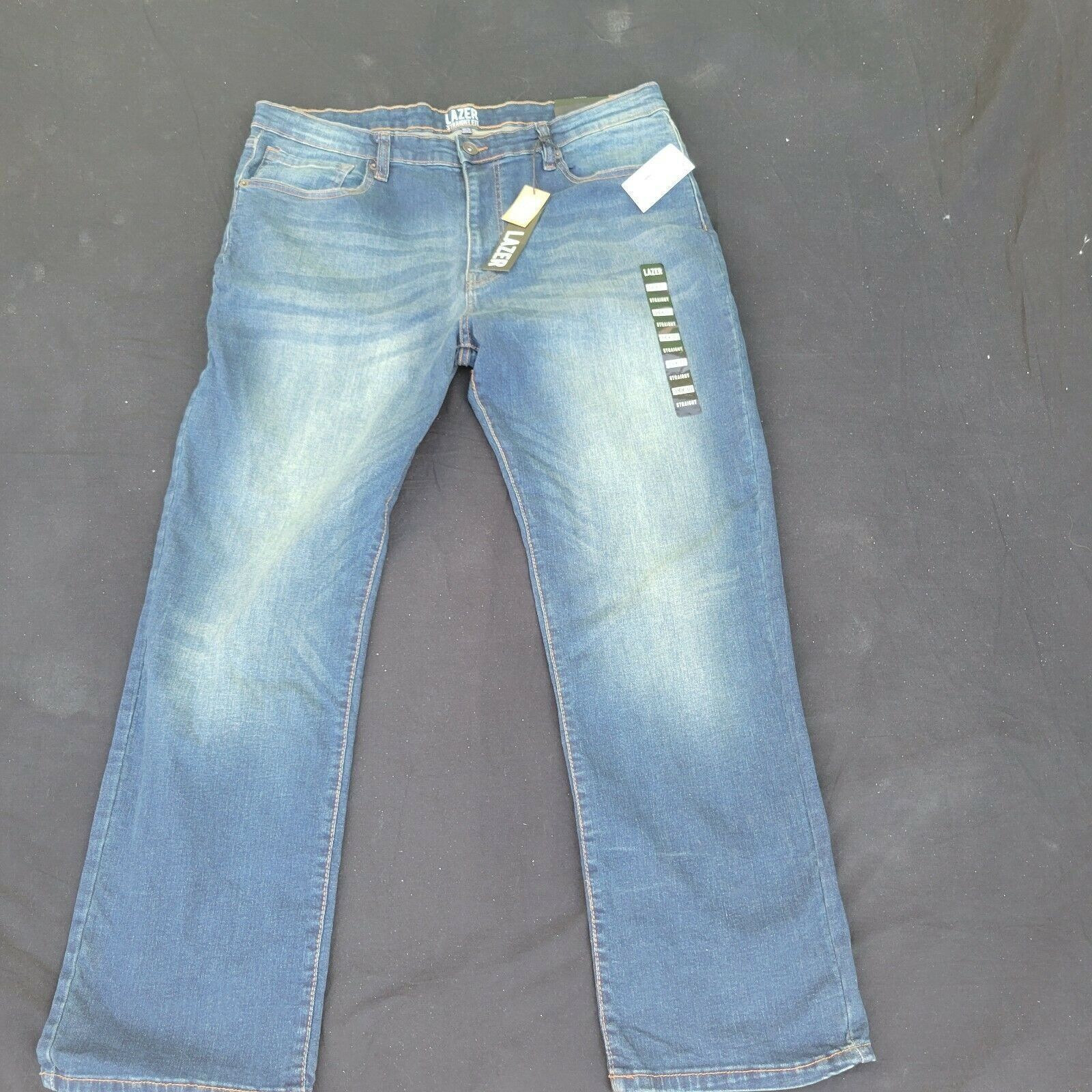 Other Men's Lazer Straight Fit Jeans. Size 38x30. Faded Blue. Size US 38 / EU 54 - 1 Thumbnail