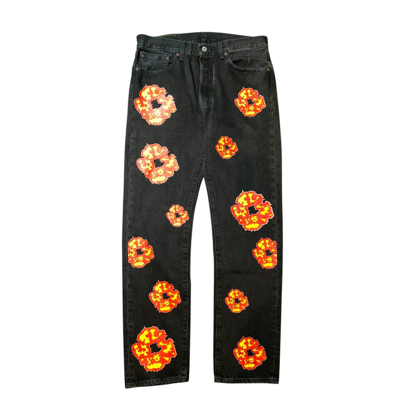 DENIM TEARS Denim Tears Offset Jeans Black Size US 34 / EU 50 - 1 Thumbnail