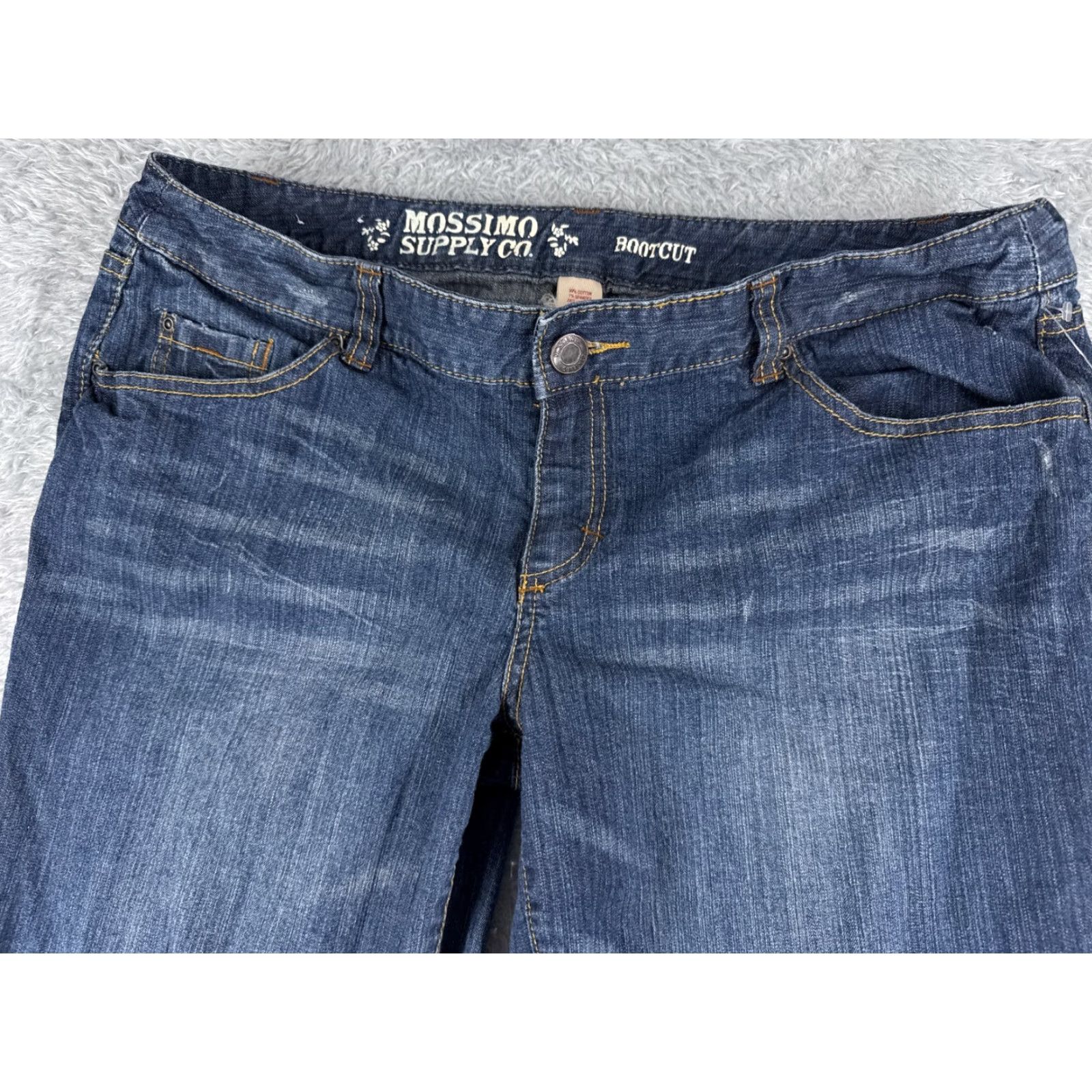Mossimo Mossimo Bootcut Jeans Women Low Rise Blue Denim Regular Size 34x29 Size 24" / US 00 / IT 34 - 4 Thumbnail