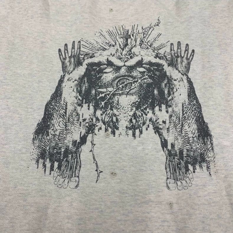 Saint Michael Saint Michael Grey Rose Sacred Heart long sleeve Size US L / EU 52-54 / 3 - 2 Thumbnail