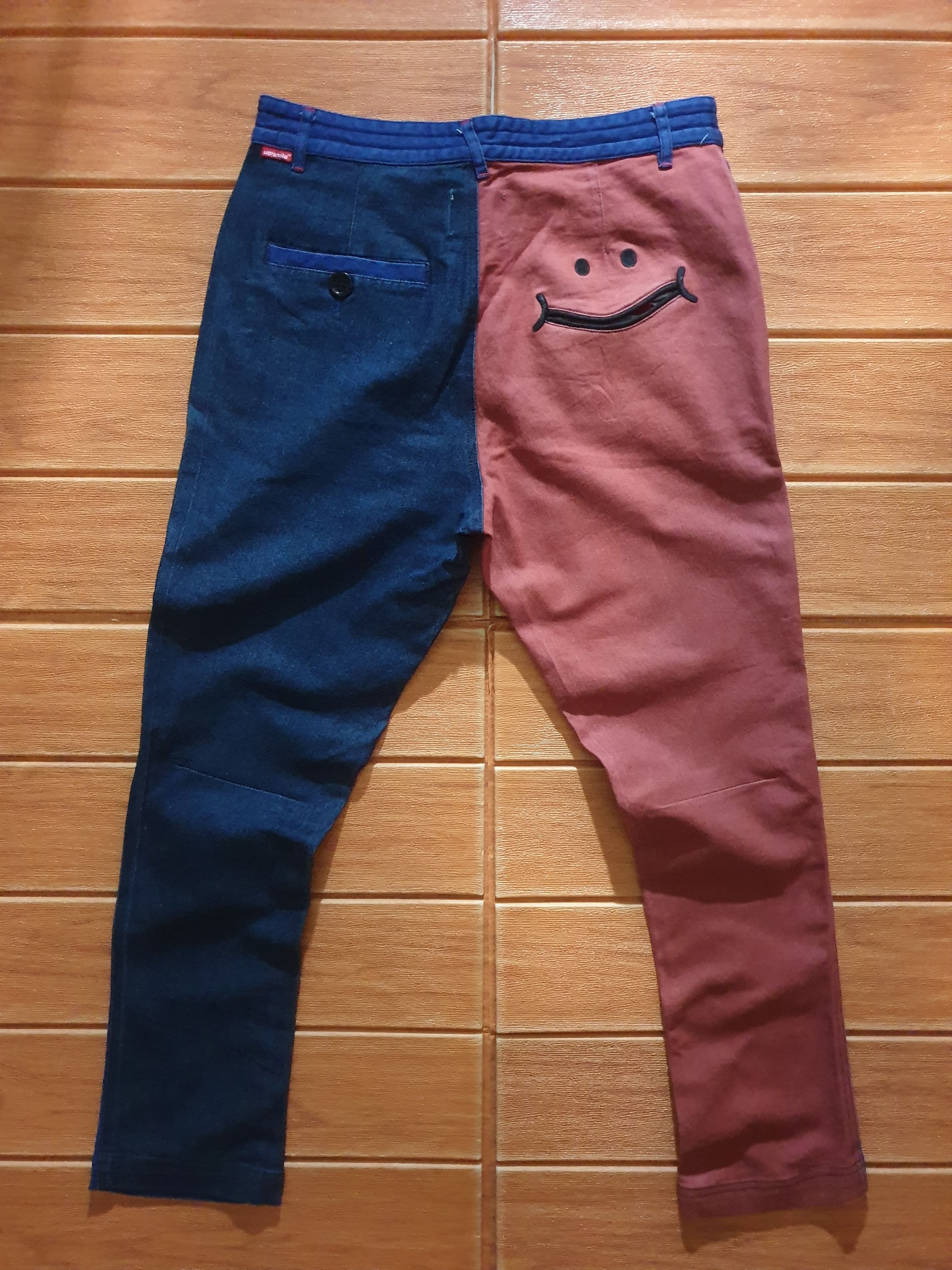 Japanese Brand Smile multicolour denim pant Size US 30 / EU 46 - 10 Thumbnail