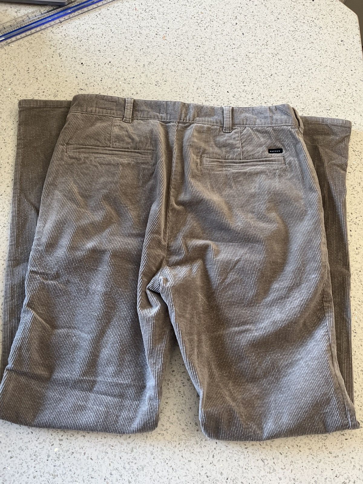 Pacsun Pacsun Slim Chino Corduroy Grey Size US 31 - 1 Thumbnail