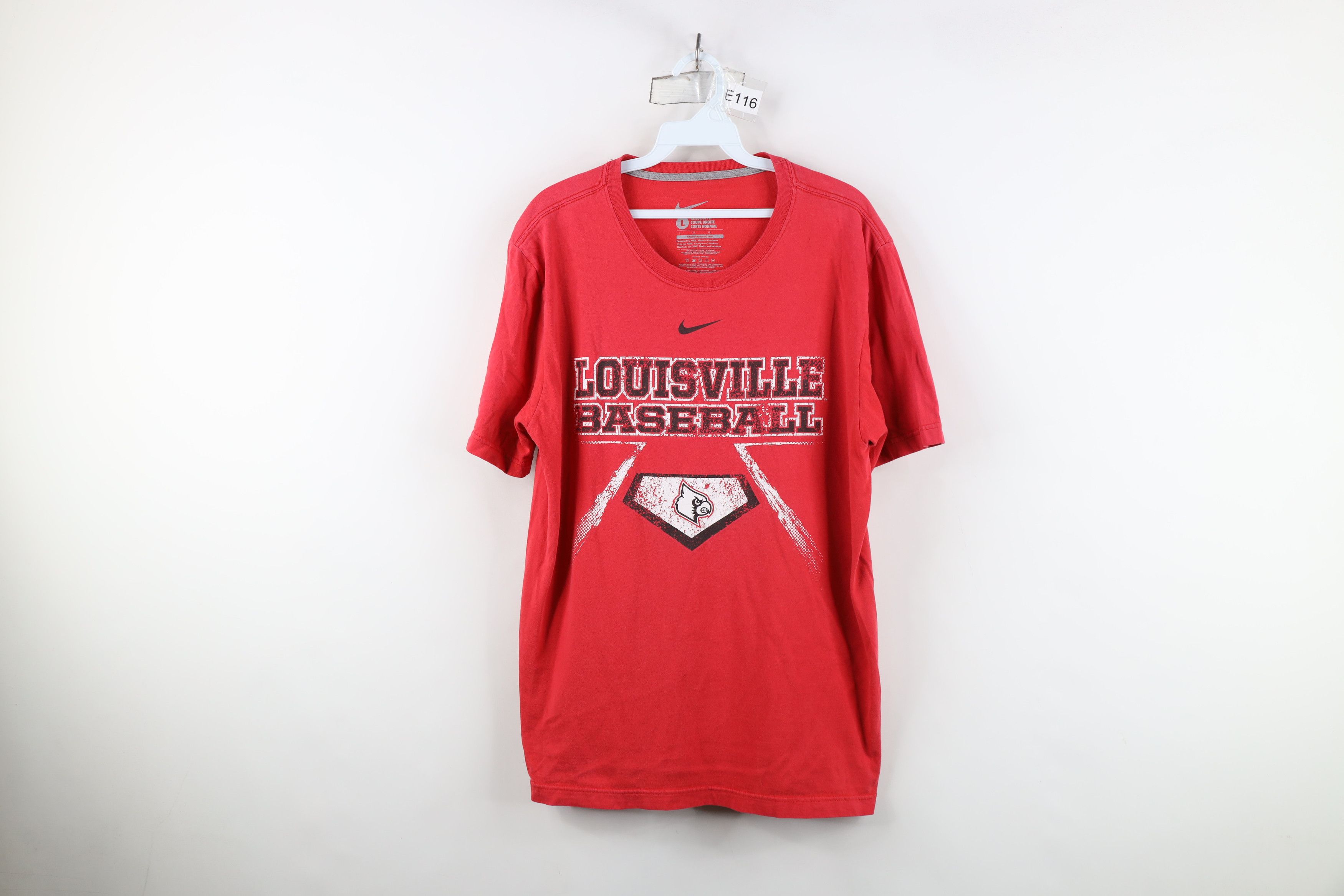 Nike Vintage Nike Swoosh University of Louisville Baseball Shirt Size US L / EU 52-54 / 3 - 1 Thumbnail