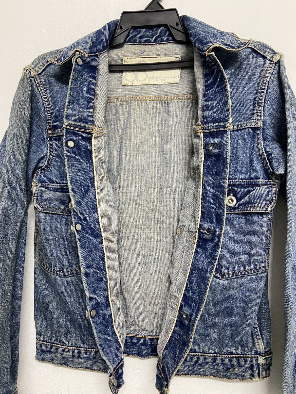 Johnbull JOHNBULL kojima japan Washed Distressed Denim Jacket Size US M / EU 48-50 / 2 - 2 Thumbnail
