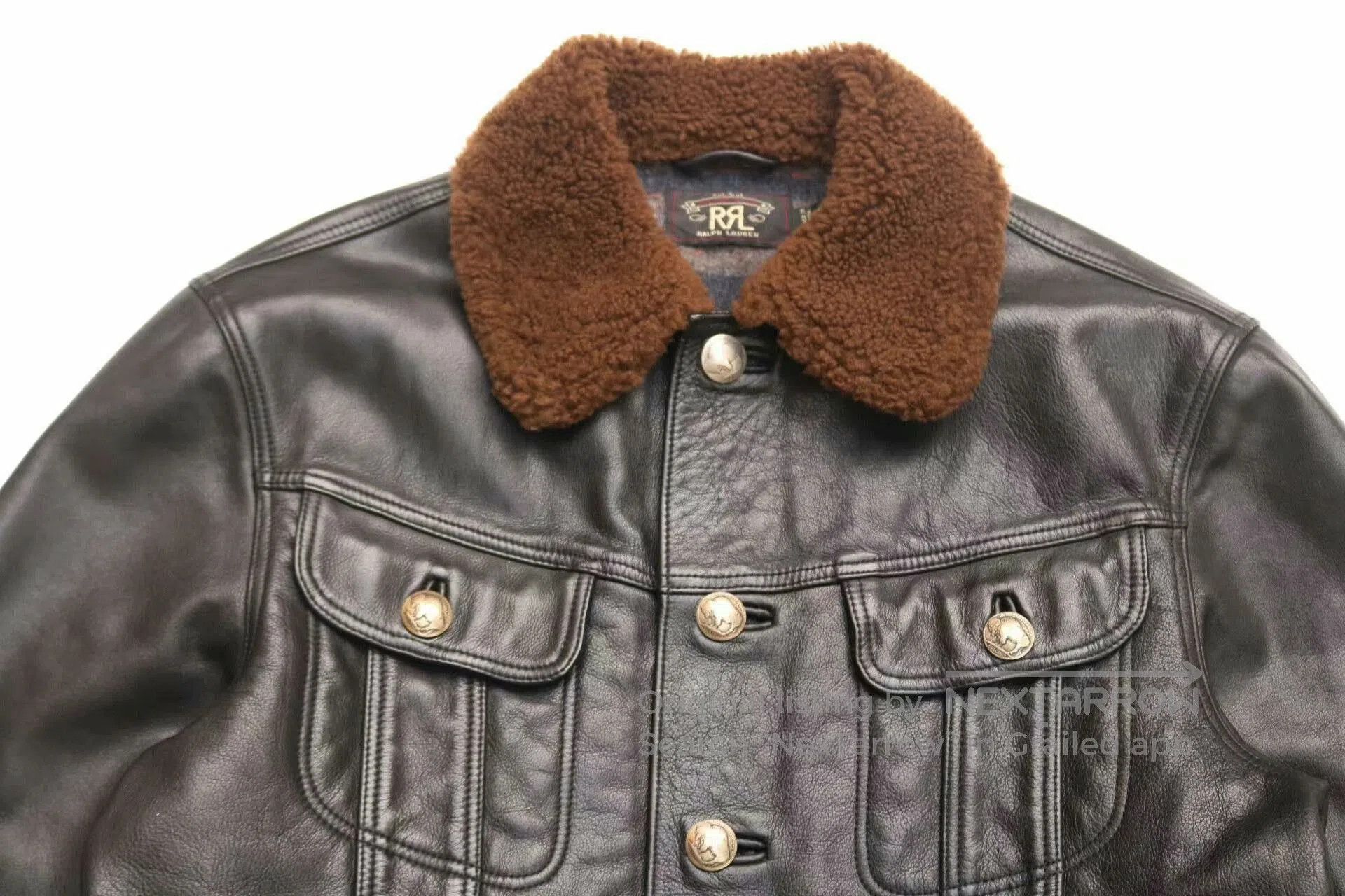 RRL Ralph Lauren RRL Vintage Distressed Leather Jacket. Size US M / EU 48-50 / 2 - 5 Thumbnail
