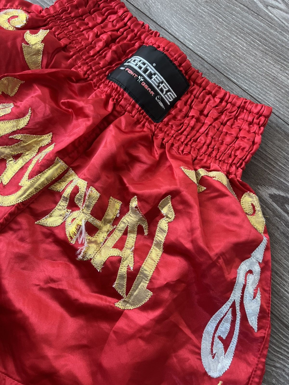 Vintage ‼️Vintage Y2K Muay Thai 🇹🇭 Fighters Archival Boxing Shorts‼️ Size US 36 / EU 52 - 11 Thumbnail