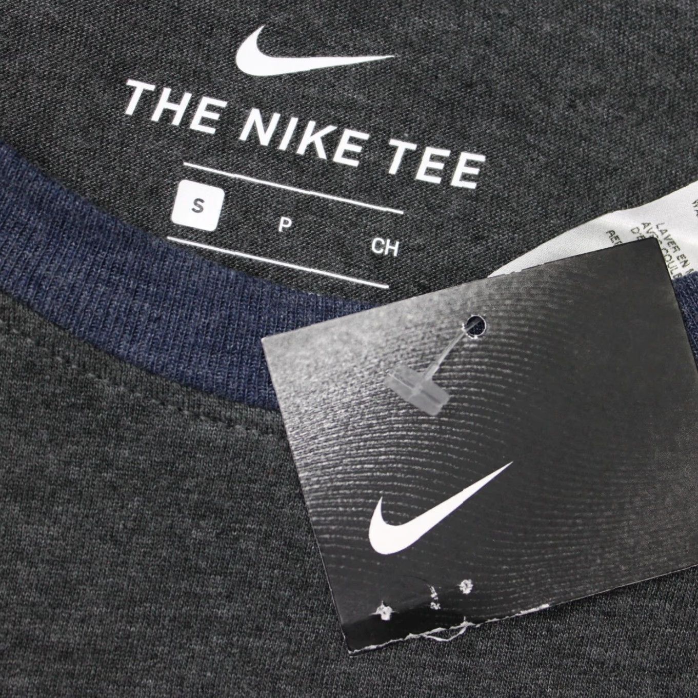 Nike Nike Shirt Mens Small Gray/Blue Raglan Crewneck Poly/Cotton/Rayon Crewneck Size US S / EU 44-46 / 1 - 4 Thumbnail