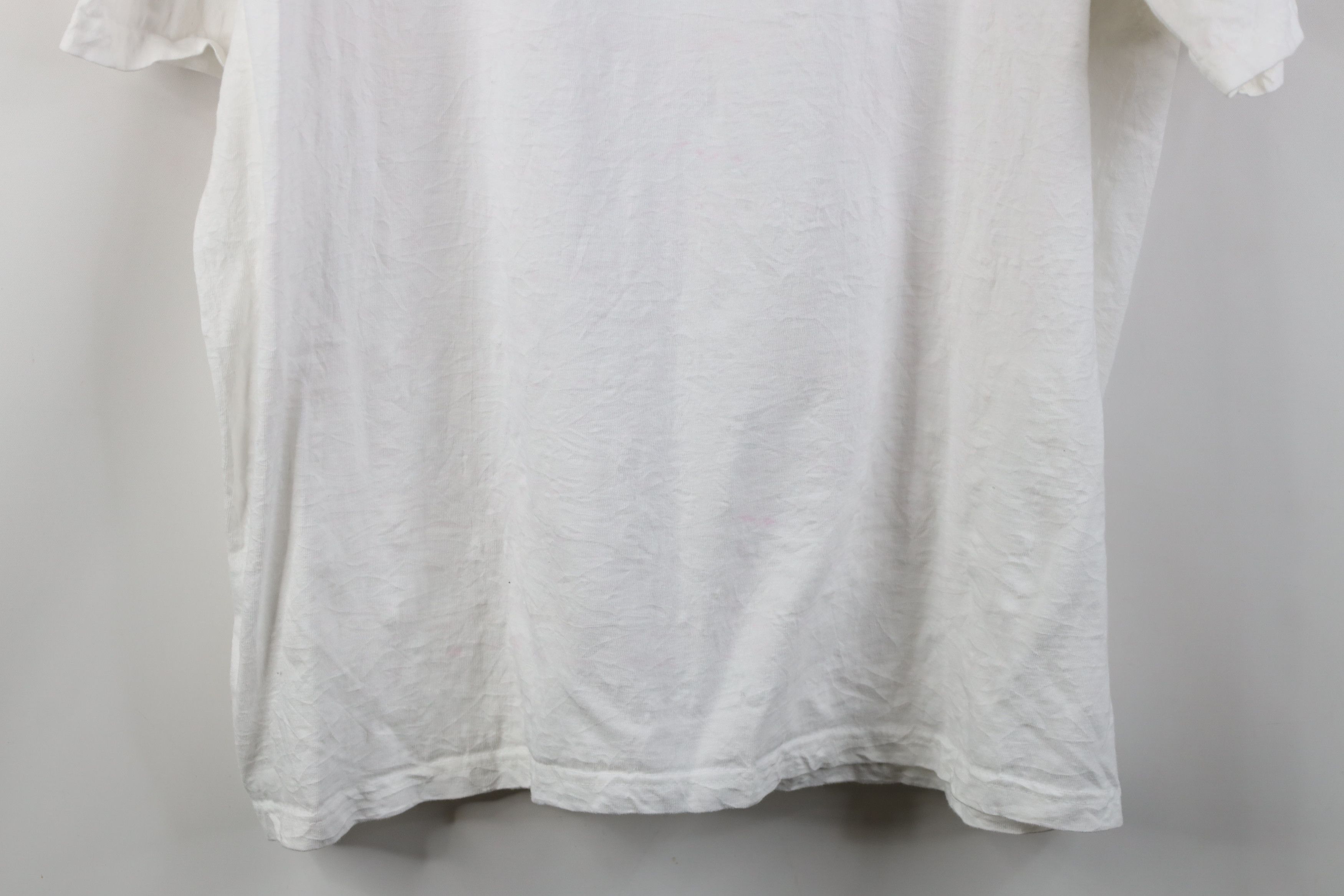 Hanes Vintage 90s Hanes Beefy Heavyweight Cotton T-Shirt White Size US XL / EU 56 / 4 - 14 Thumbnail
