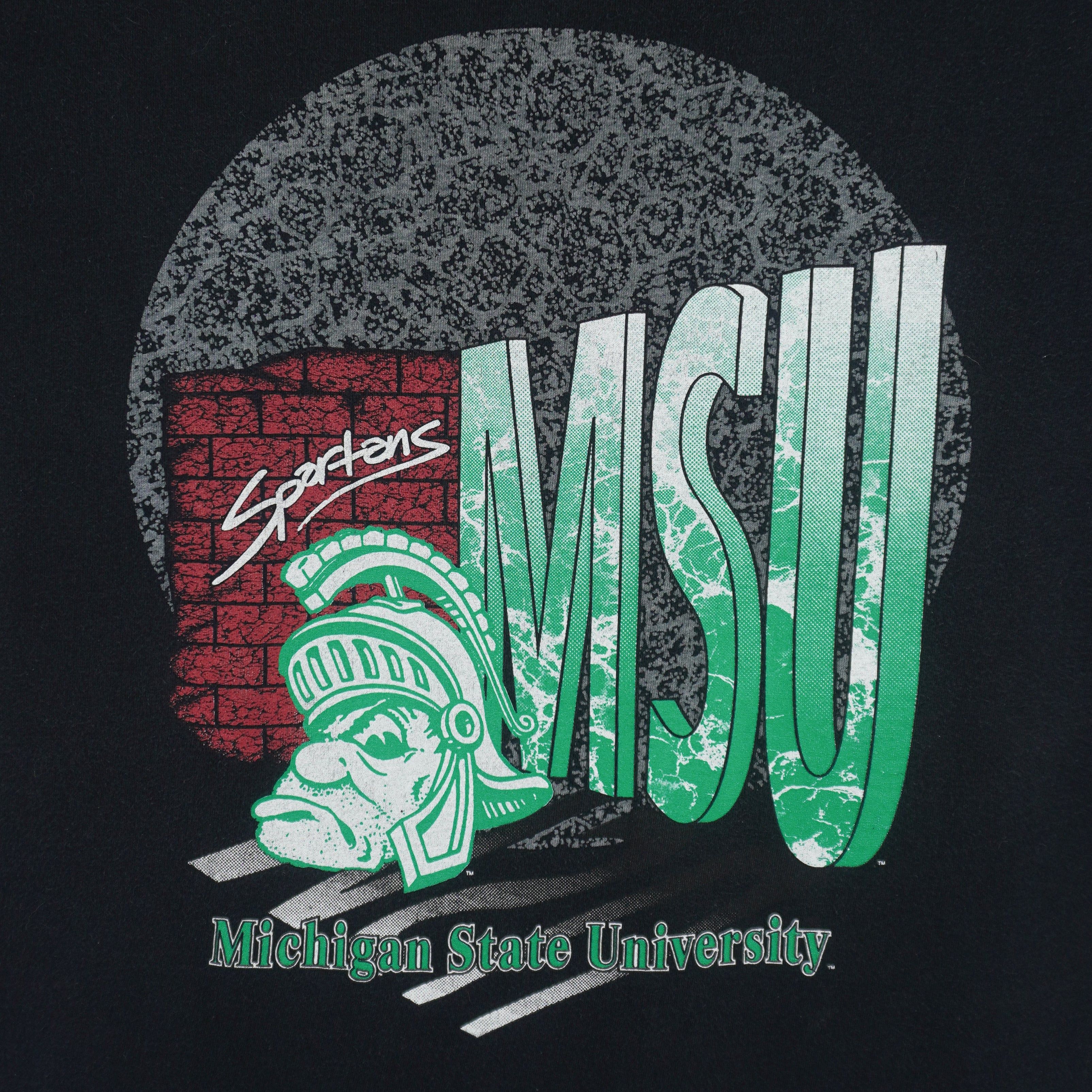 NCAA (Belton) - Michigan State Spartans MSU T-Shirt 1990s Size US L / EU 52-54 / 3 - 3 Thumbnail