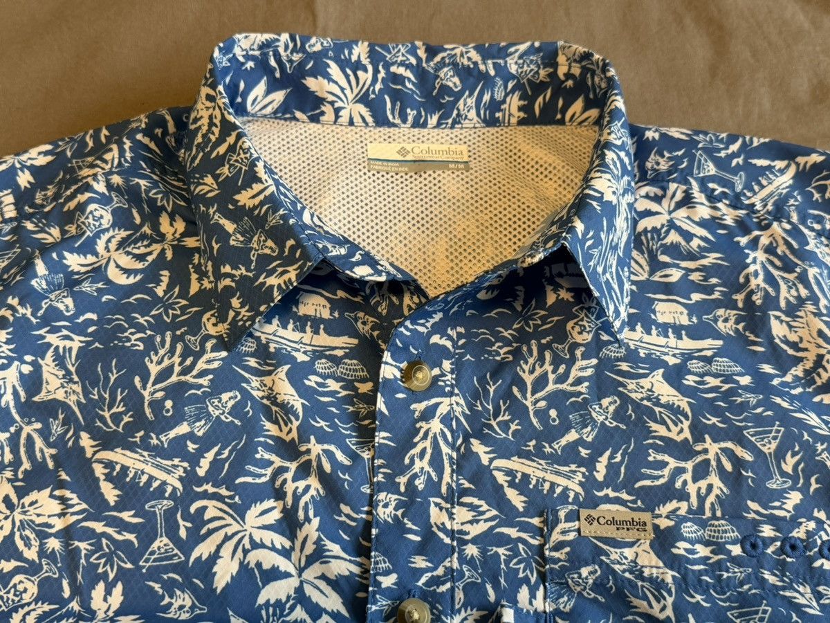 Columbia Columbia PFG Shirt Tropical Hawaiian Vented Short Sleeve Size US M / EU 48-50 / 2 - 4 Thumbnail