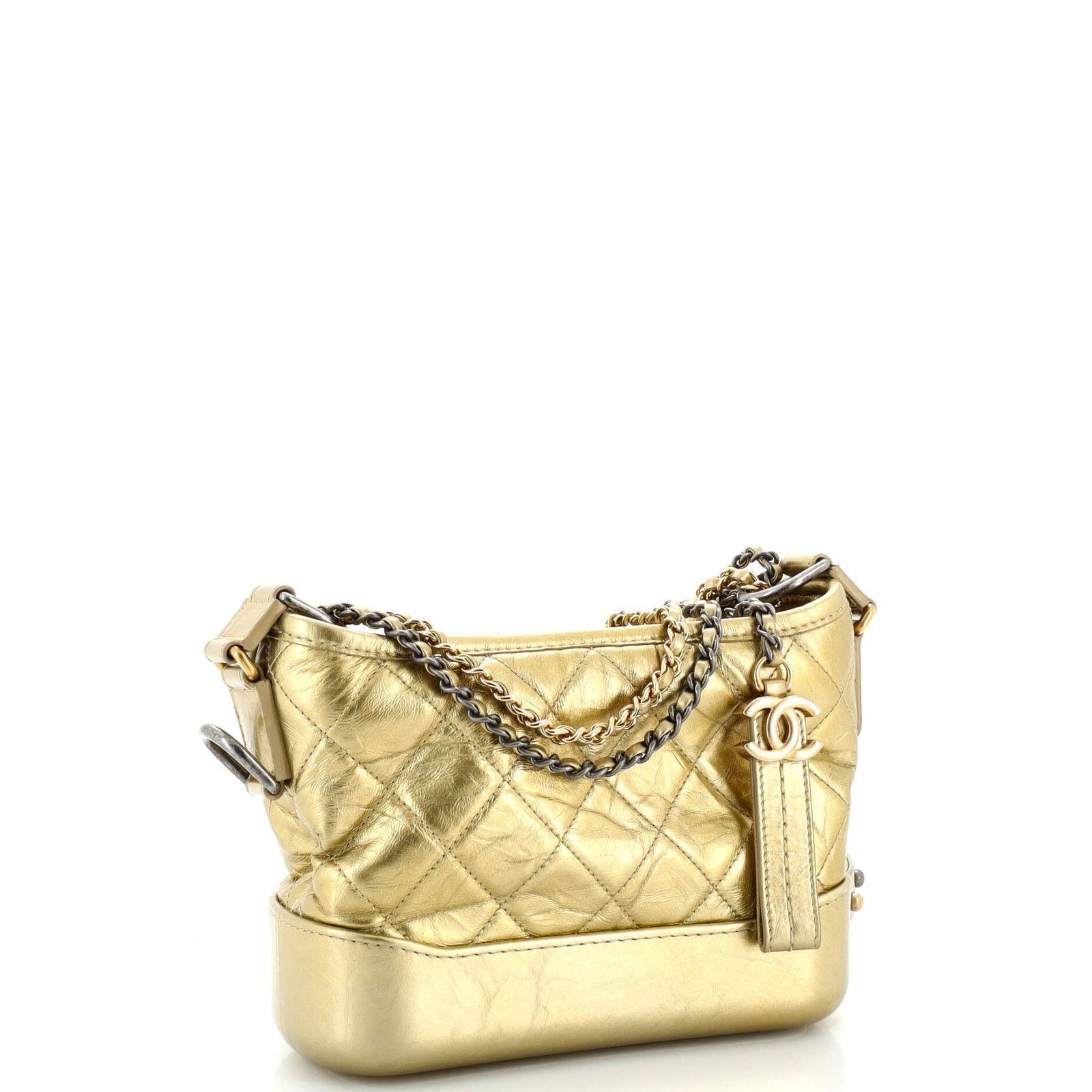 Chanel Gabrielle Hobo Quilted Aged Calfskin Small Size ONE SIZE - 3 Thumbnail