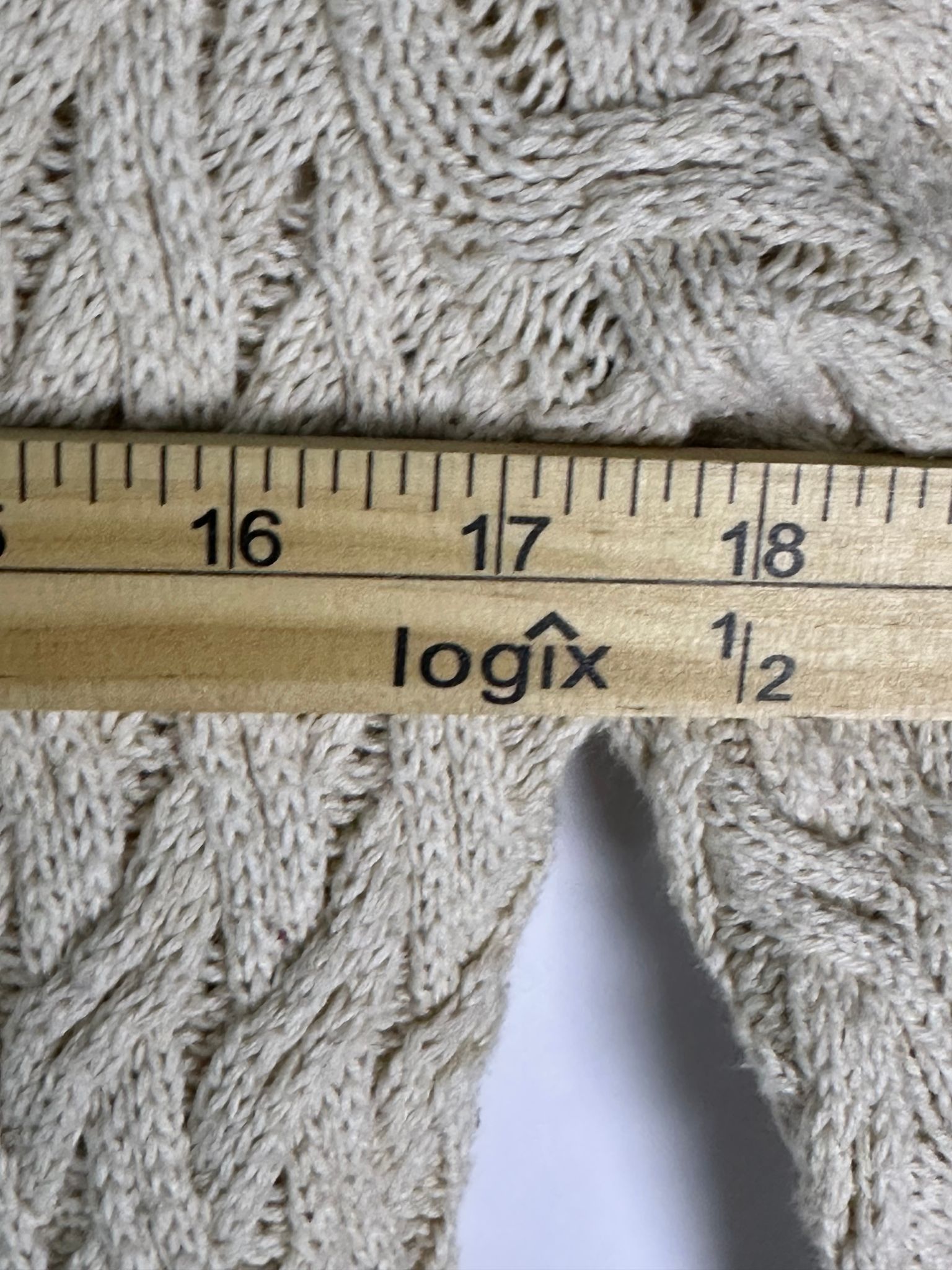 Other Jeanne Pierre Sweater Women L Cream Cable Knit Tunic Pocket Size L / US 10 / IT 46 - 7 Thumbnail