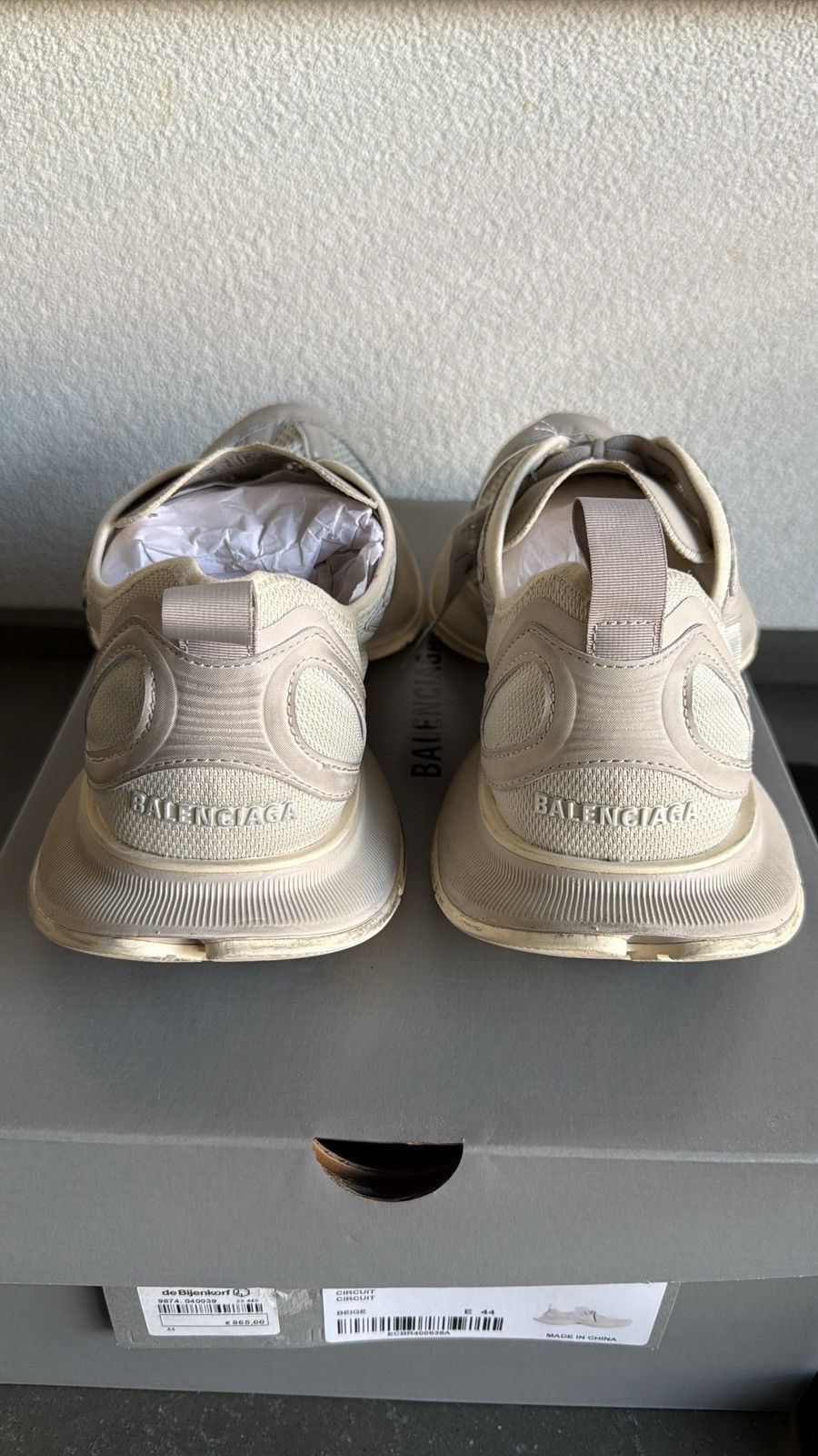 Balenciaga Balenciaga Circuit Beige Size US 11 / EU 44 - 5 Thumbnail