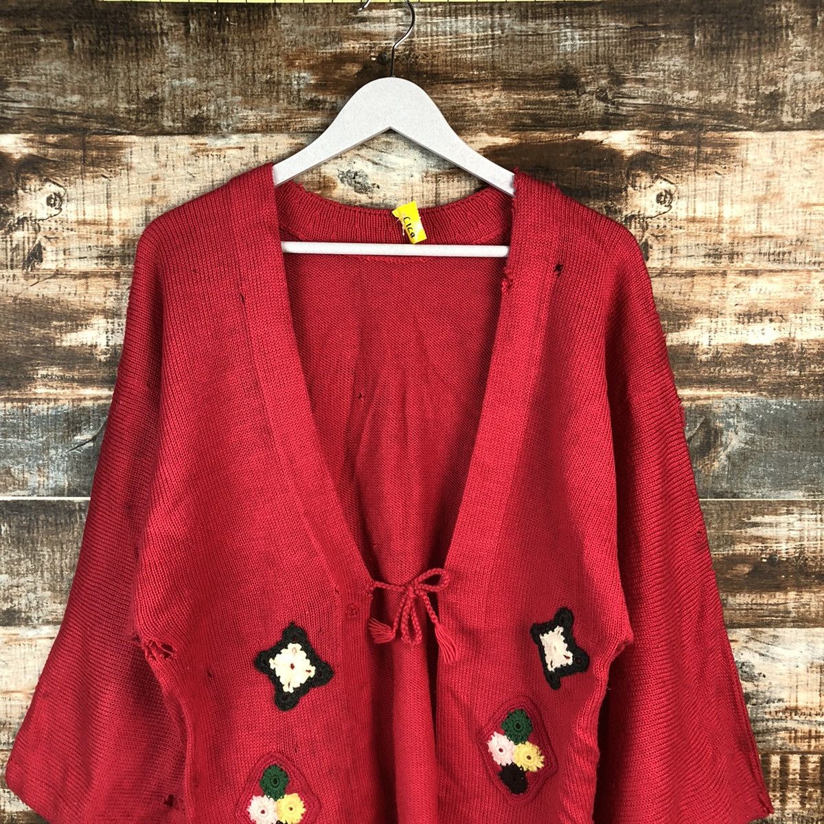 Vintage DL Japanese Brand kimono vintage Cardigan Knitwear #C168 Size US M / EU 48-50 / 2 - 2 Thumbnail